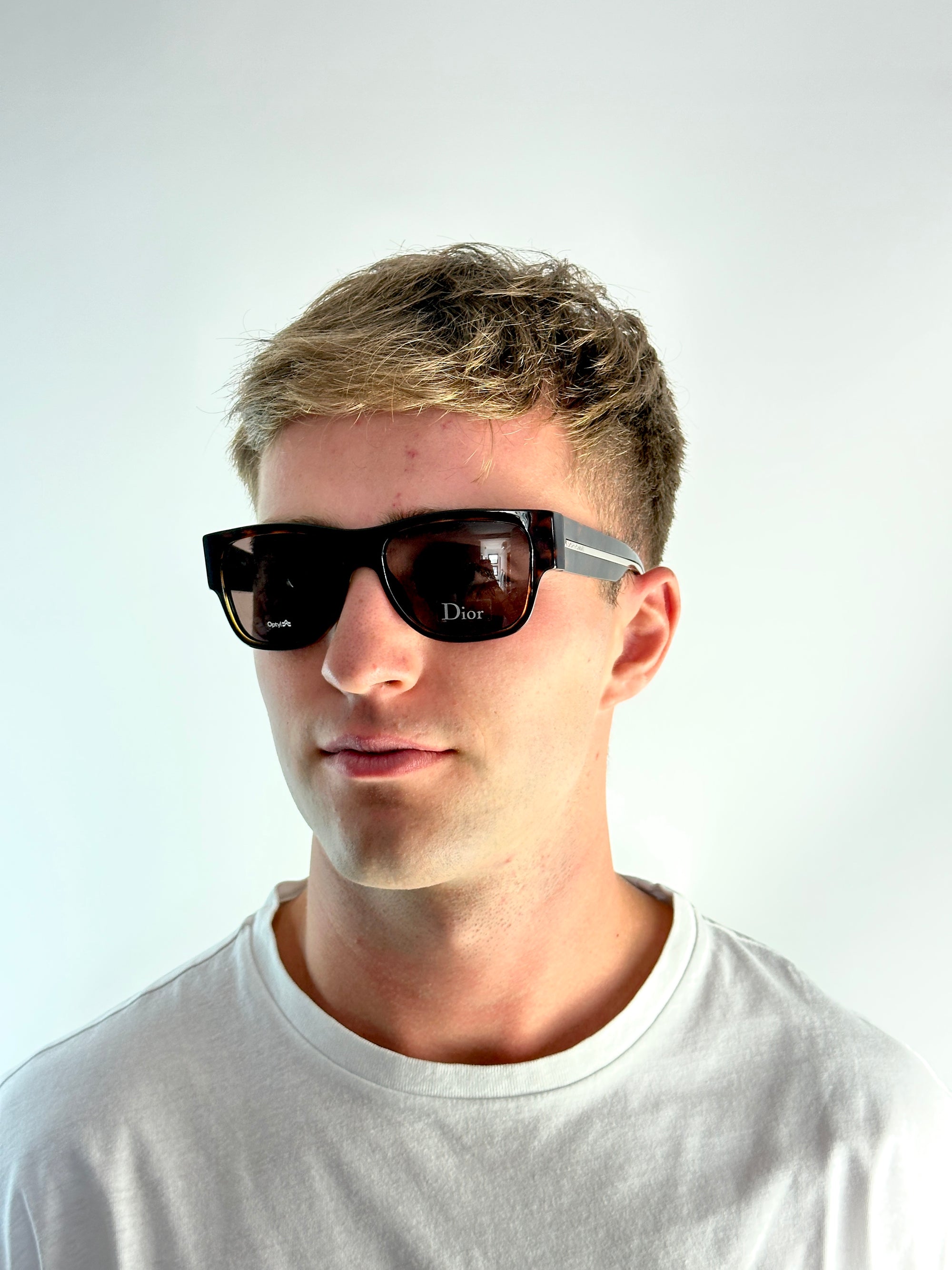 DIOR MEN'S BLACKTIE AX5/EJ HAVANA sunglasses