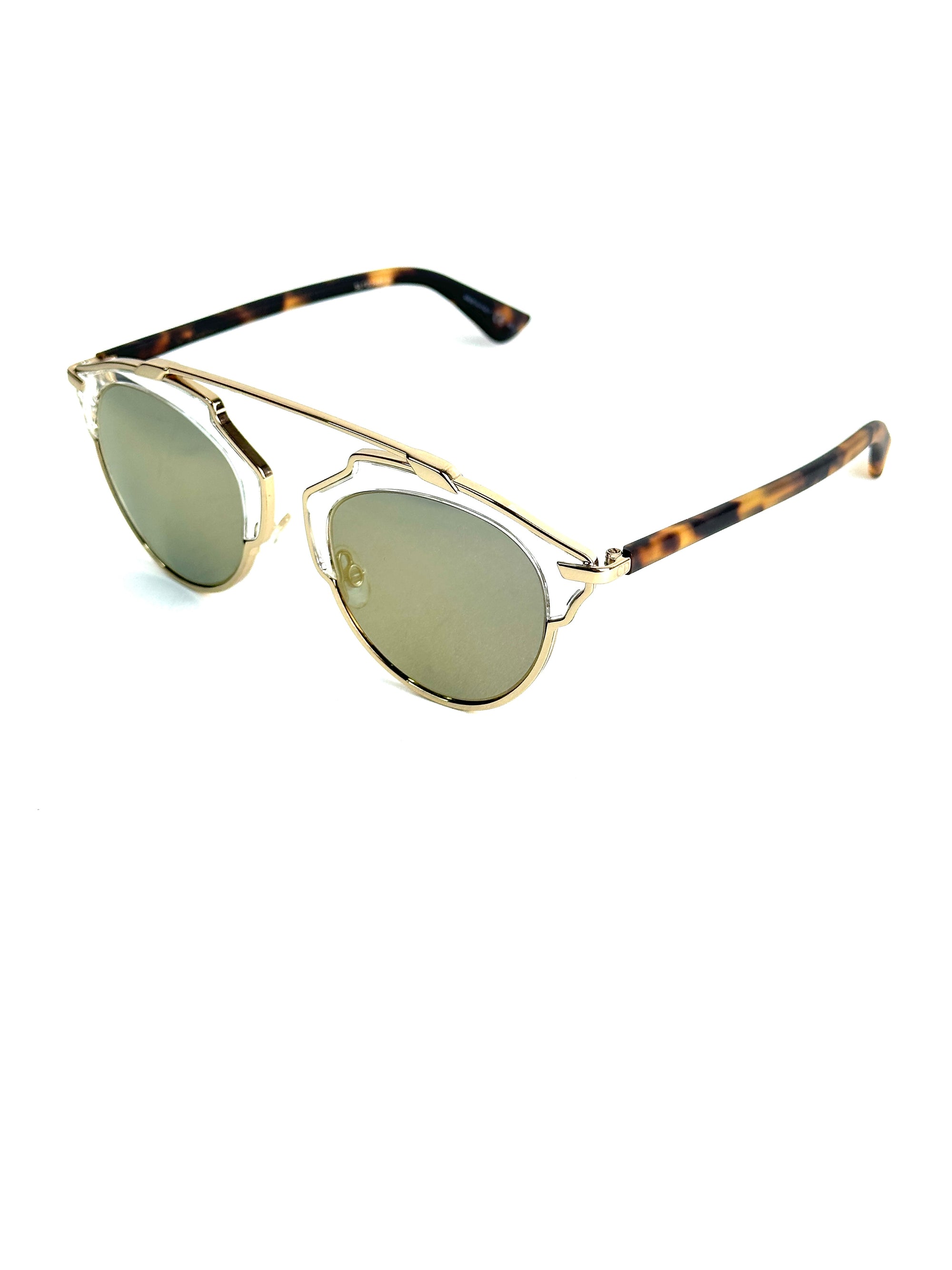 DIOR DIORSOREAL YN1/MV GOLD HAVANA sunglasses