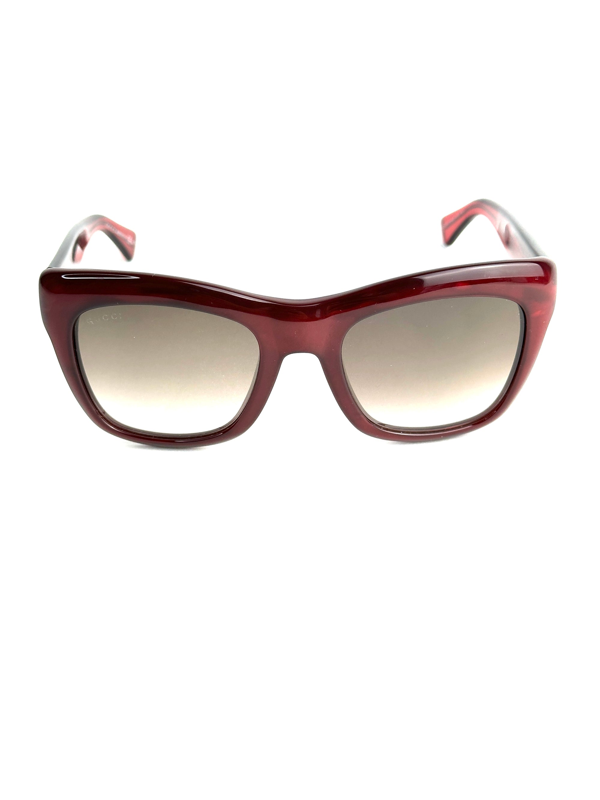 occhiali da sole GUCCI GG3827/S ROSSO TRASPARENTE