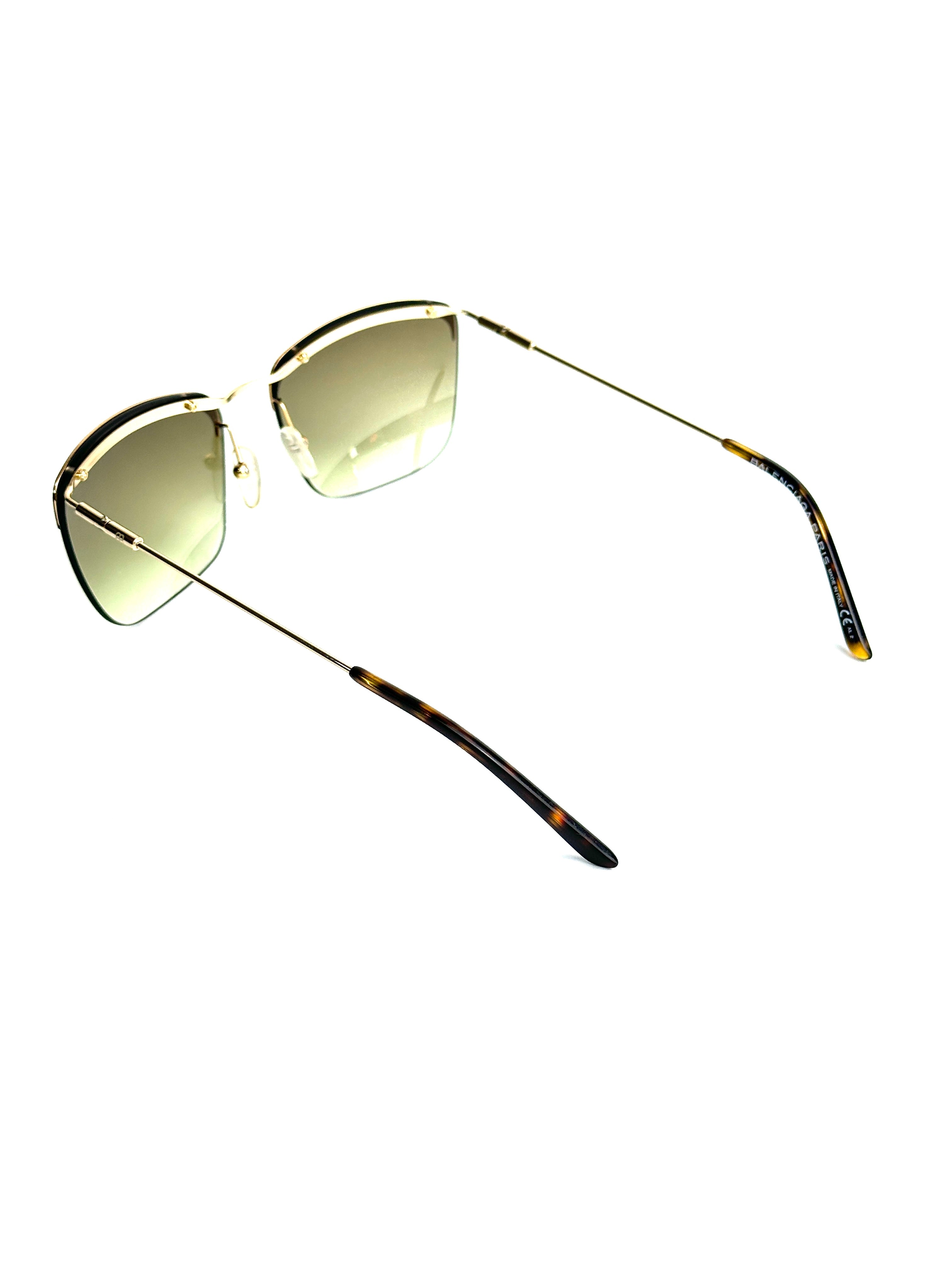 Occhiali da sole BALENCIAGA BAL 0129/S 01Q/JD ORO-MARRONE