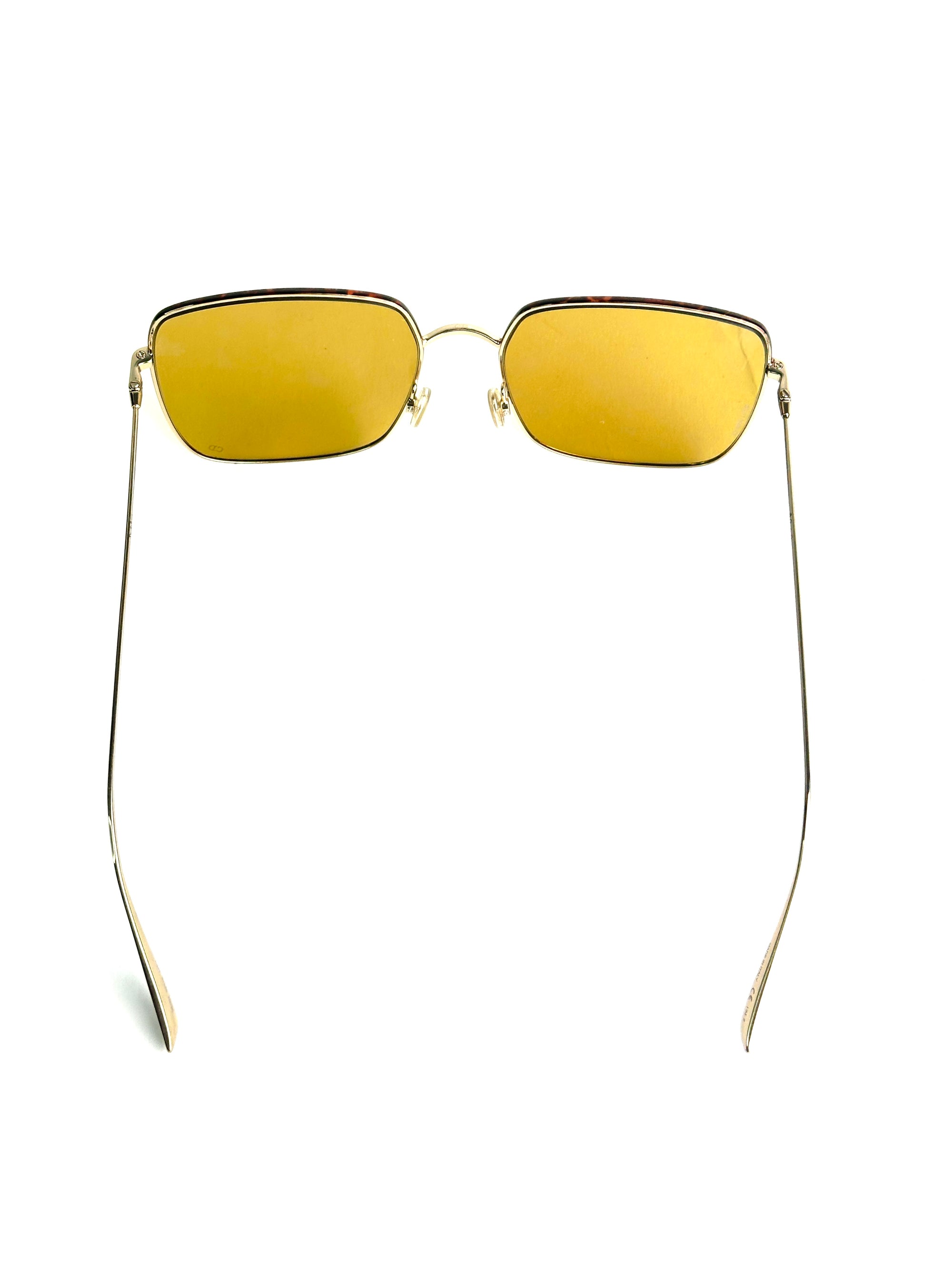 DIOR STELLAIRE1 06J/2M GOLD HAVANA sunglasses