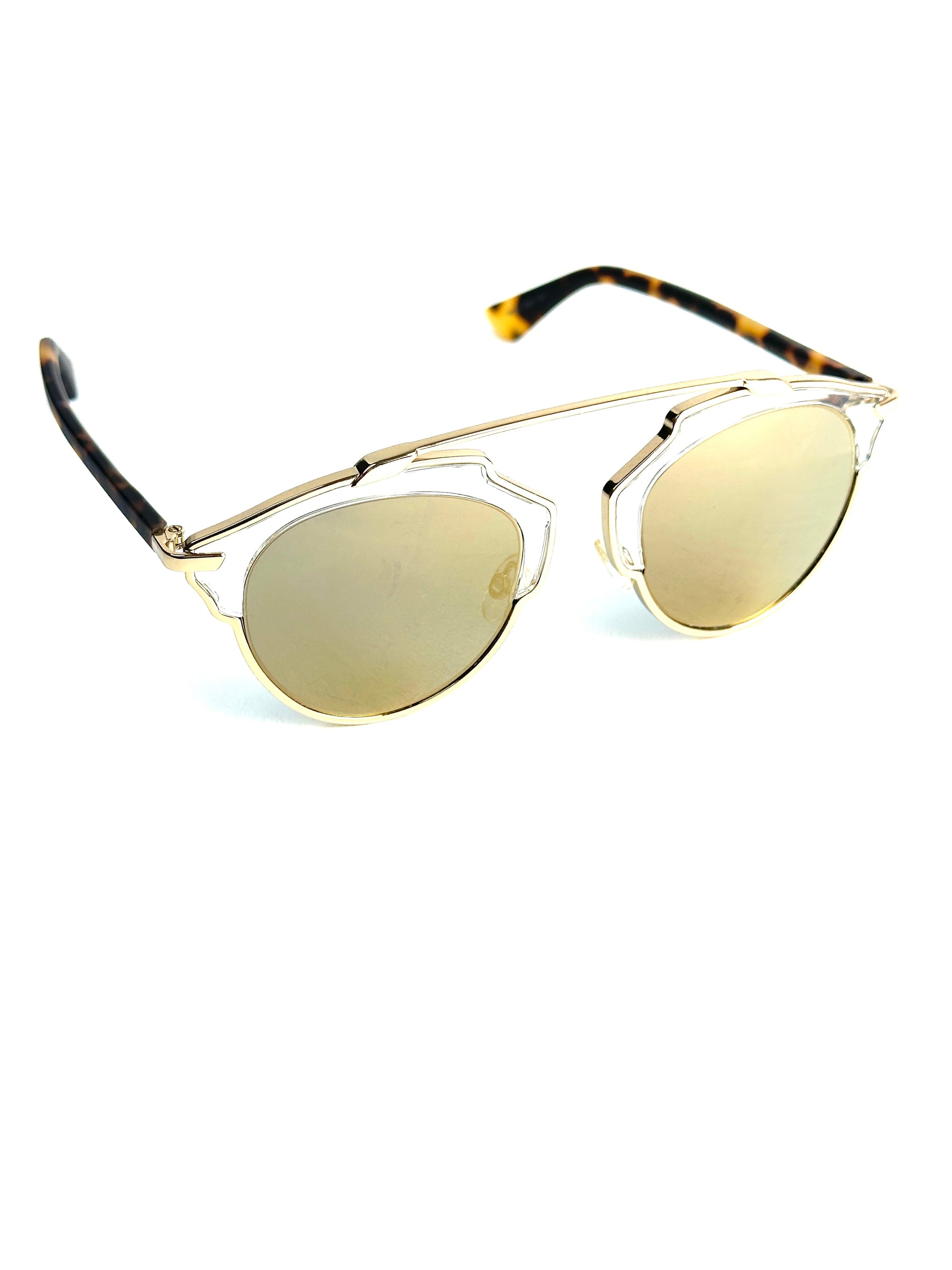 DIOR DIORSOREAL YN1/MV GOLD HAVANA sunglasses