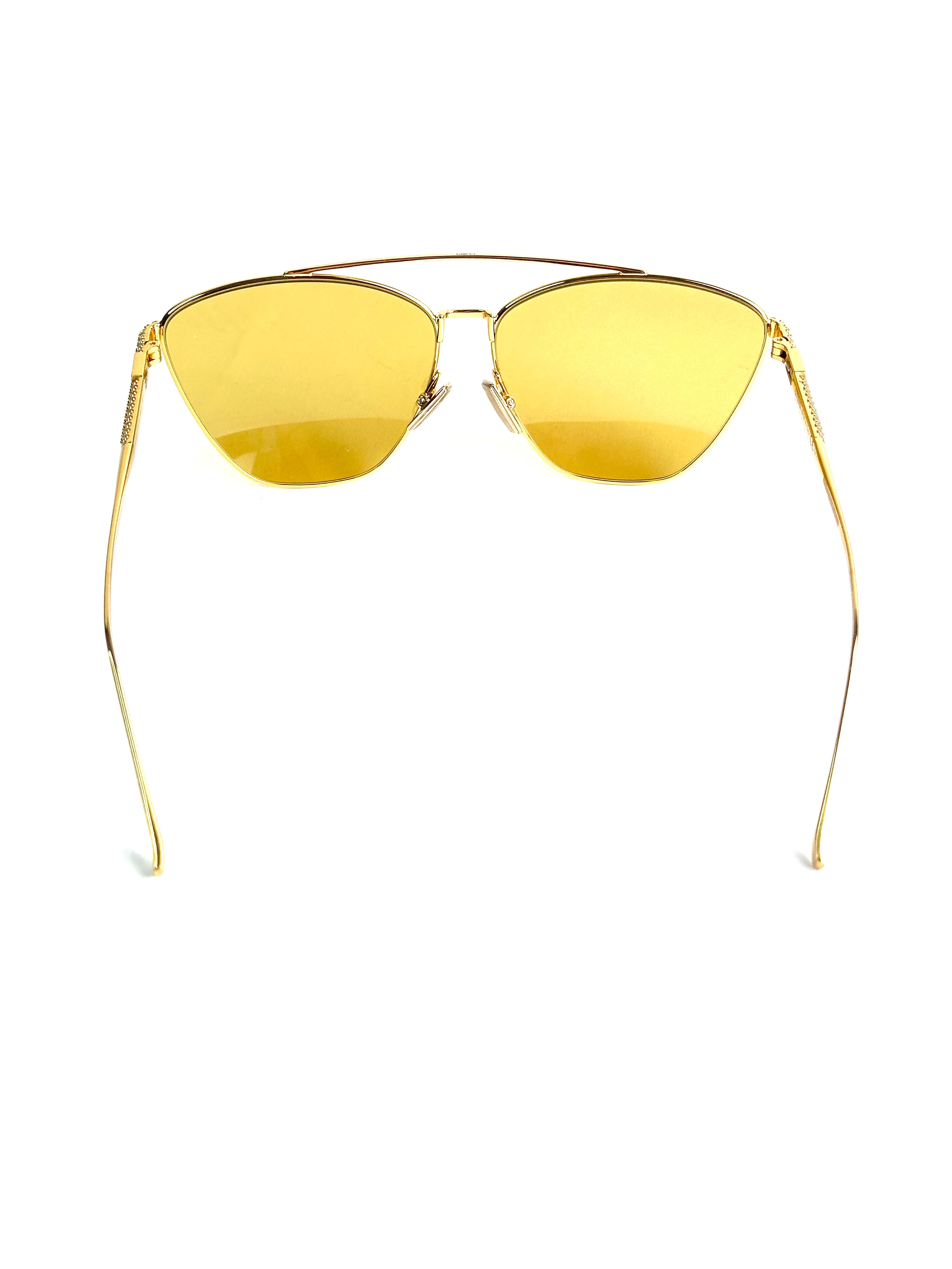 Occhiali da sole FENDI FF0438/S ORO GIALLO