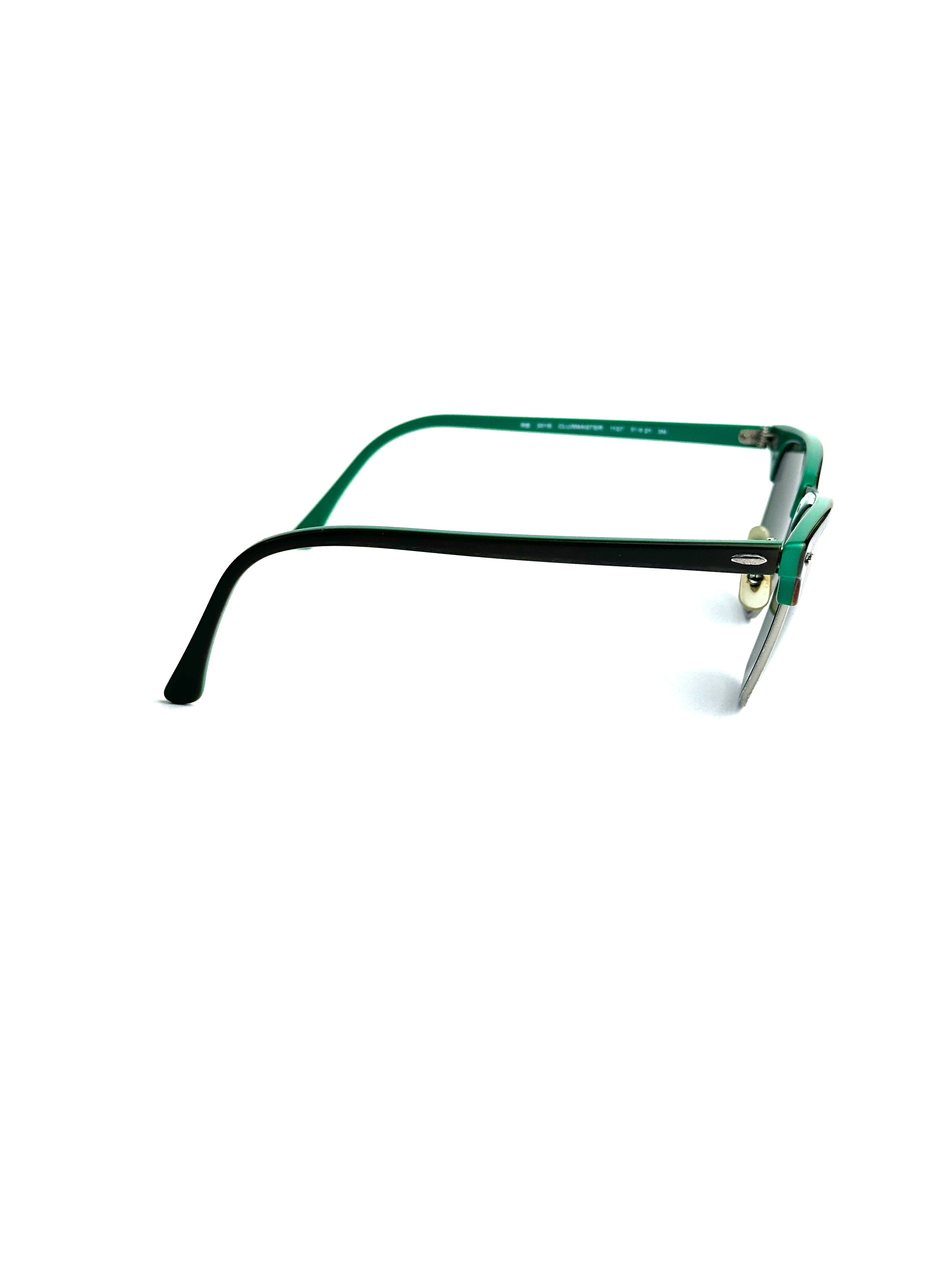 RAY-BAN CLUBMASTER BLACK GREEN