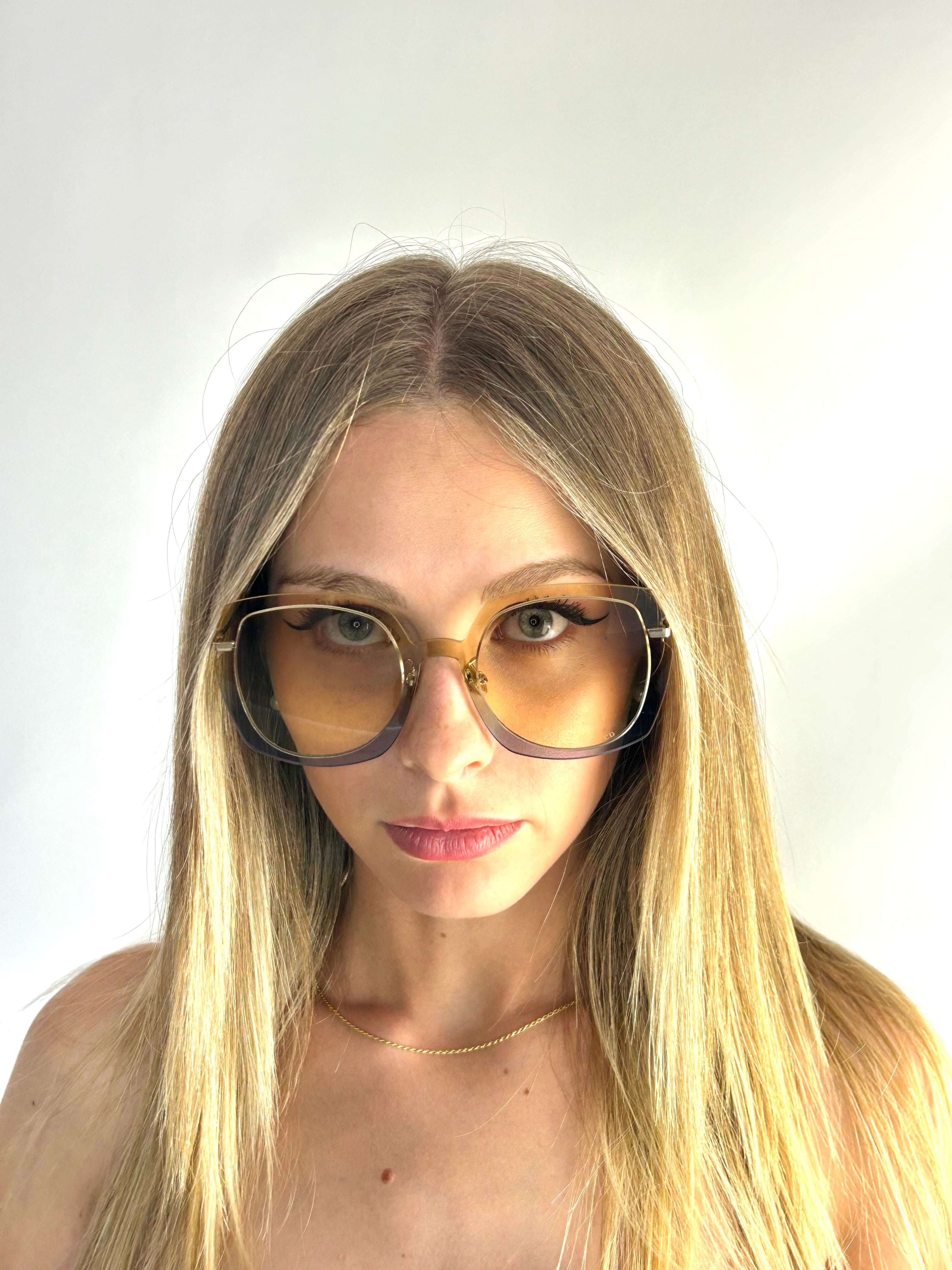Occhiali da sole DIOR DIORATTITUDE1 3LG/VC BROWN BLUE