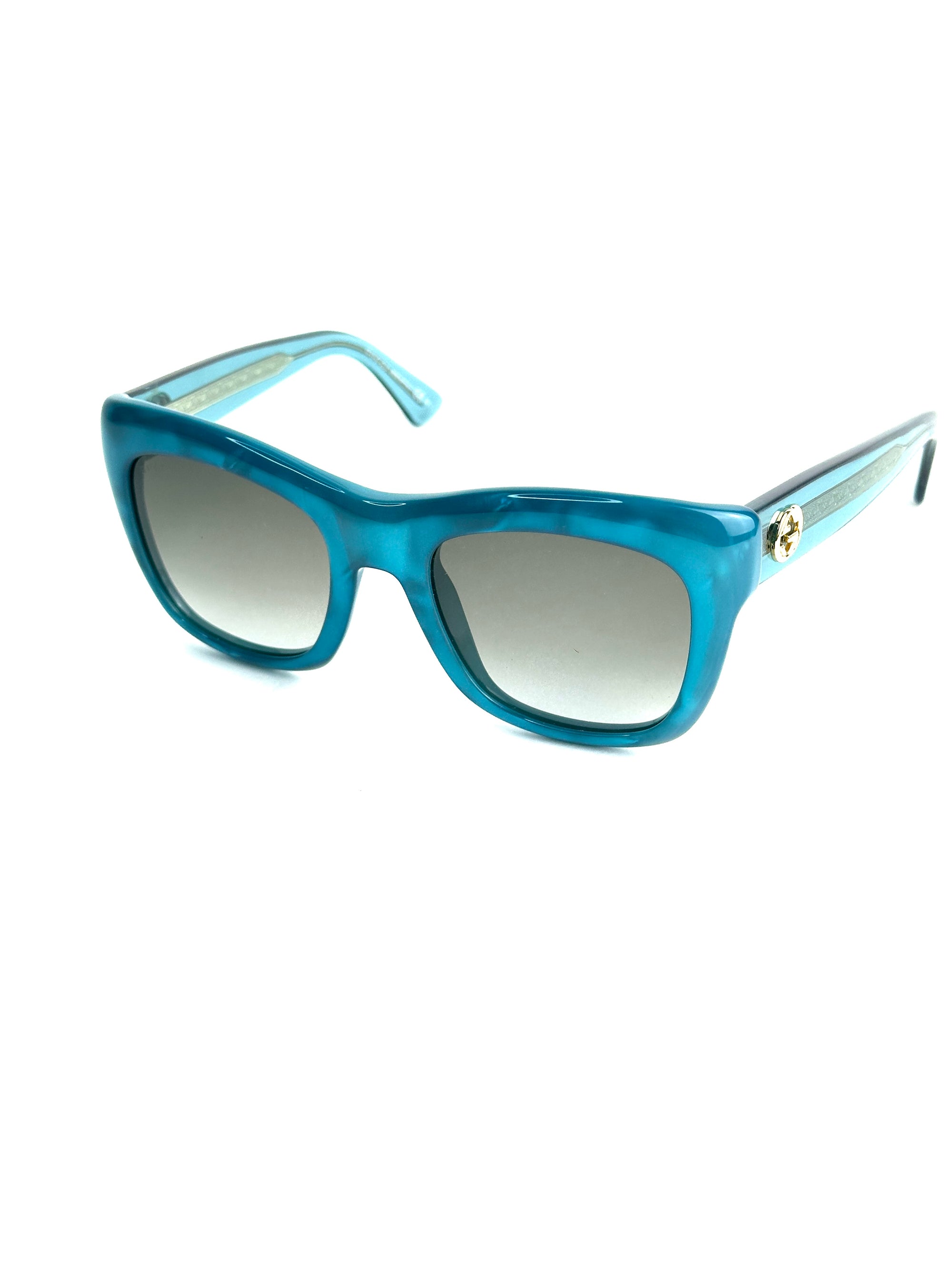 occhiali da sole GUCCI GG3827/S BLU TRASPARENTE