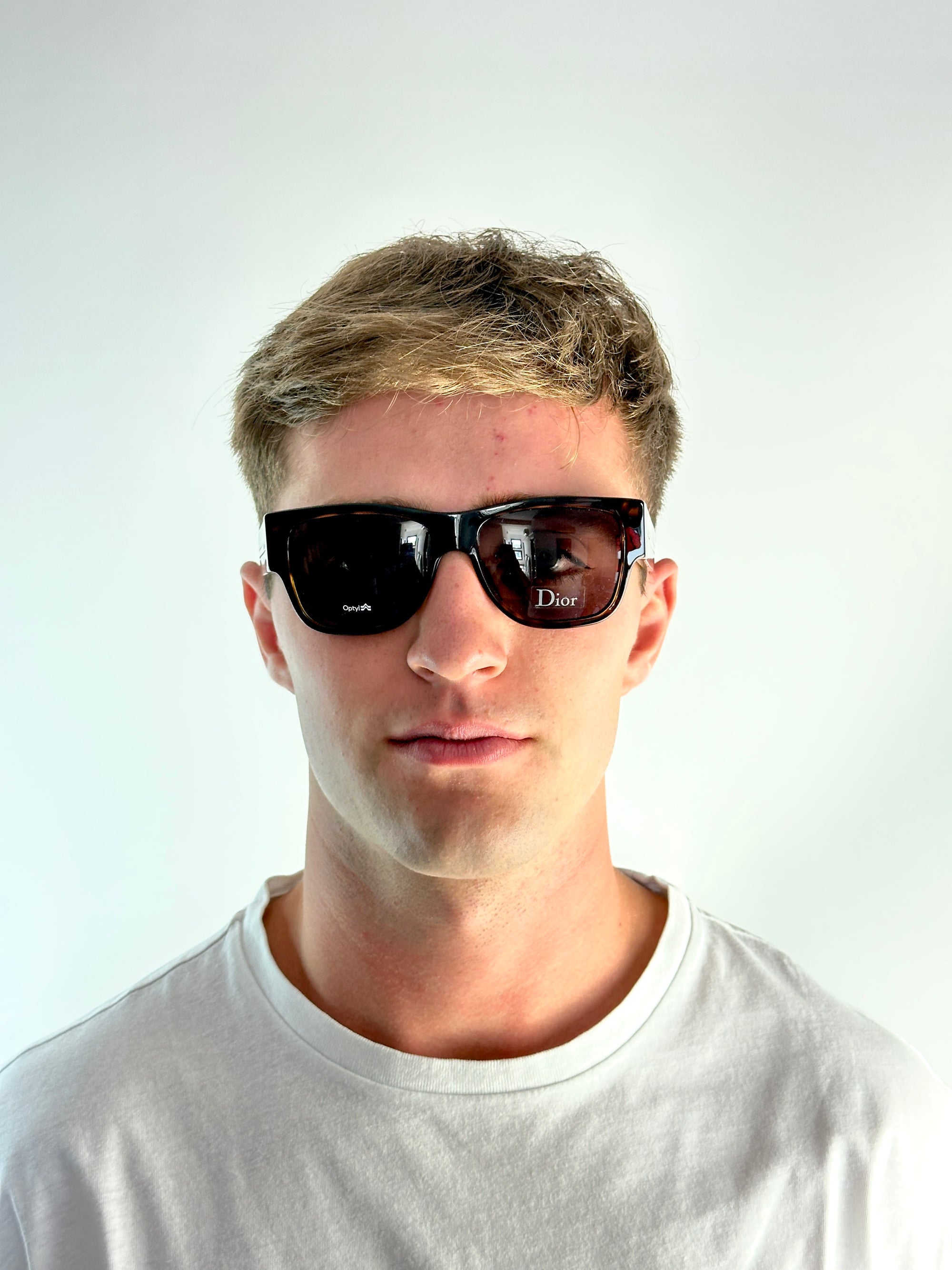 DIOR MEN'S BLACKTIE AX5/EJ HAVANA sunglasses