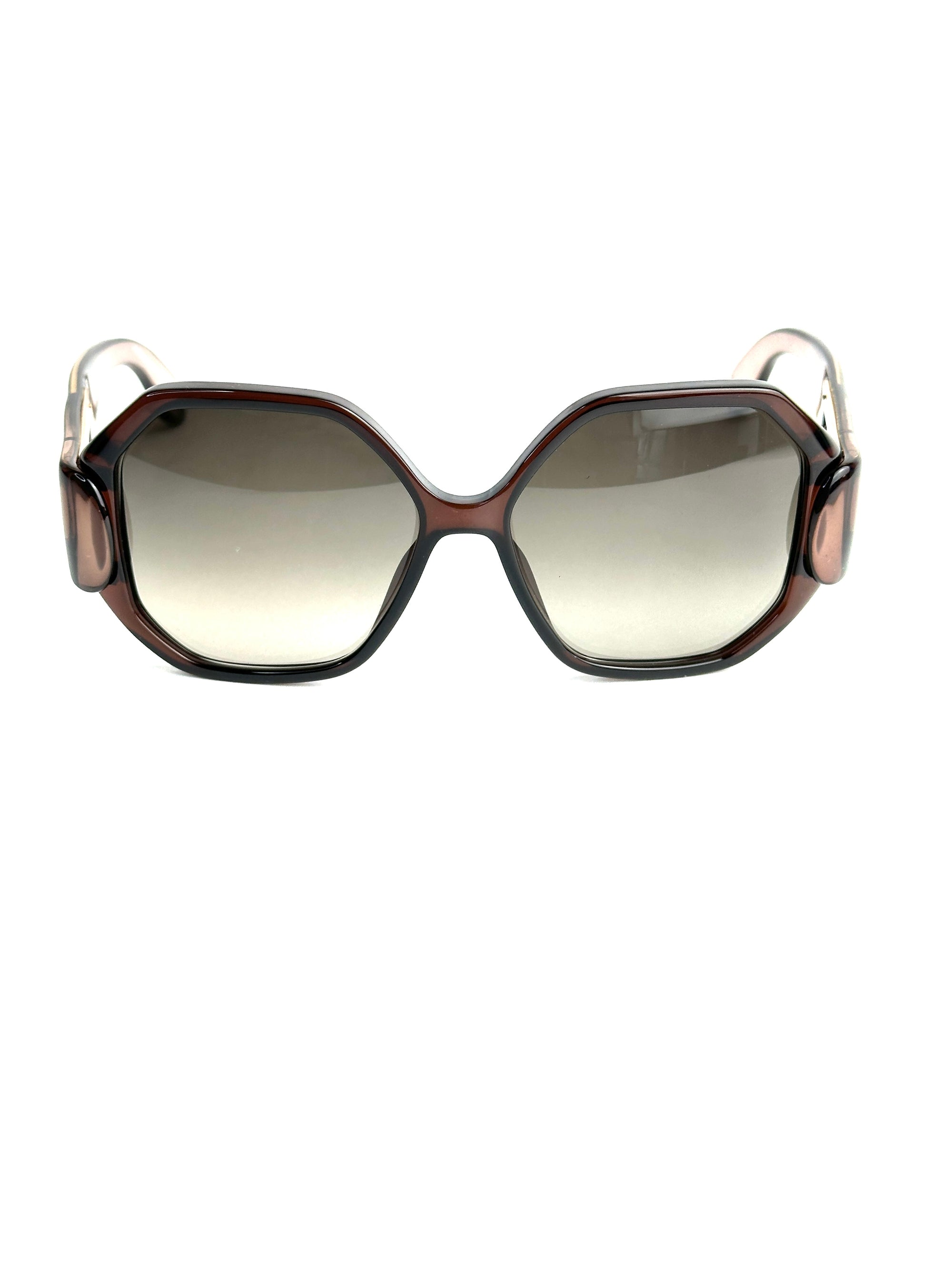 occhiali da sole BALENCIAGA BAL 0132/S 03N/HA MARRONE