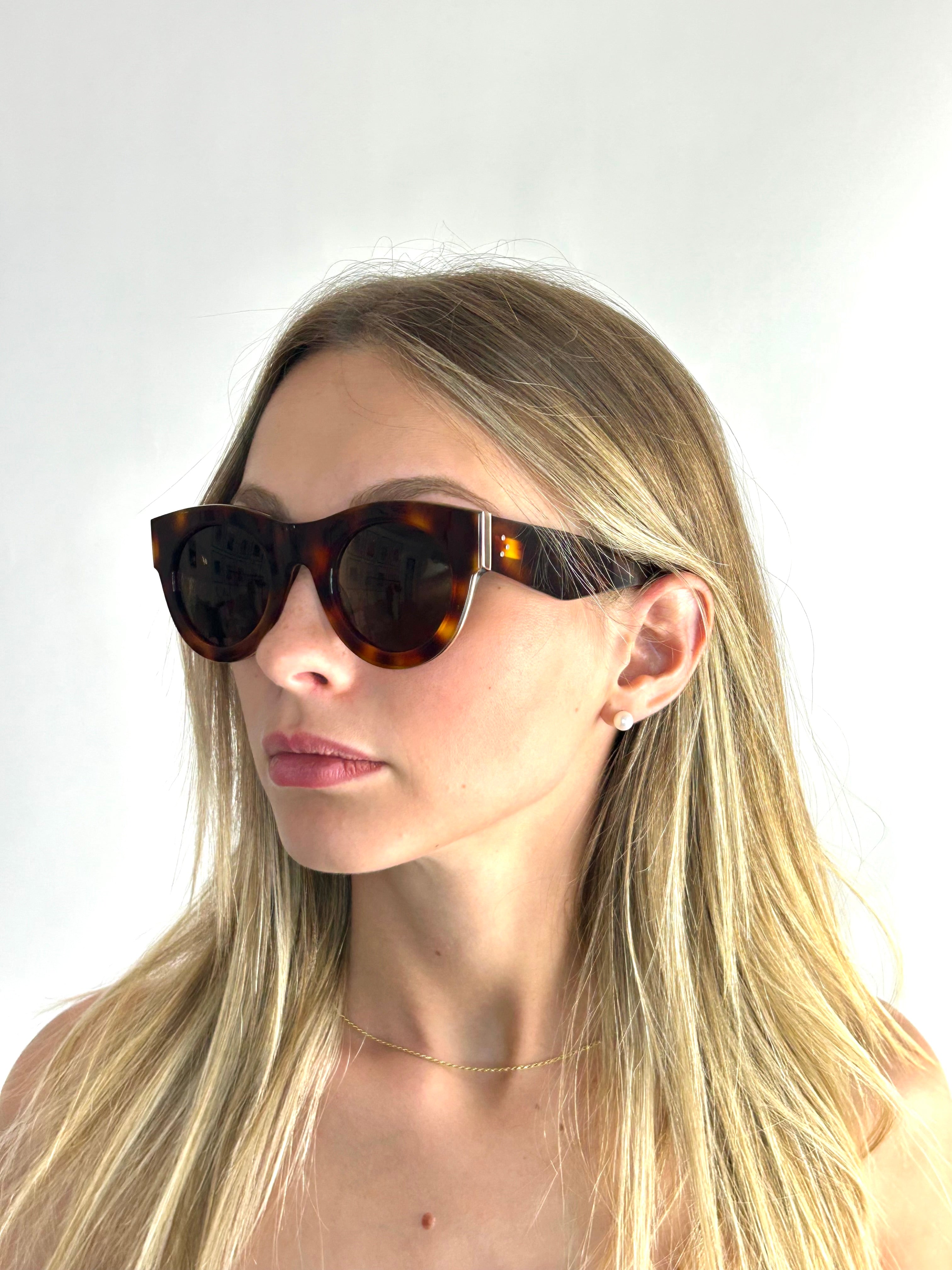 CELINE CL41096/S HAVANA GOLD sunglasses