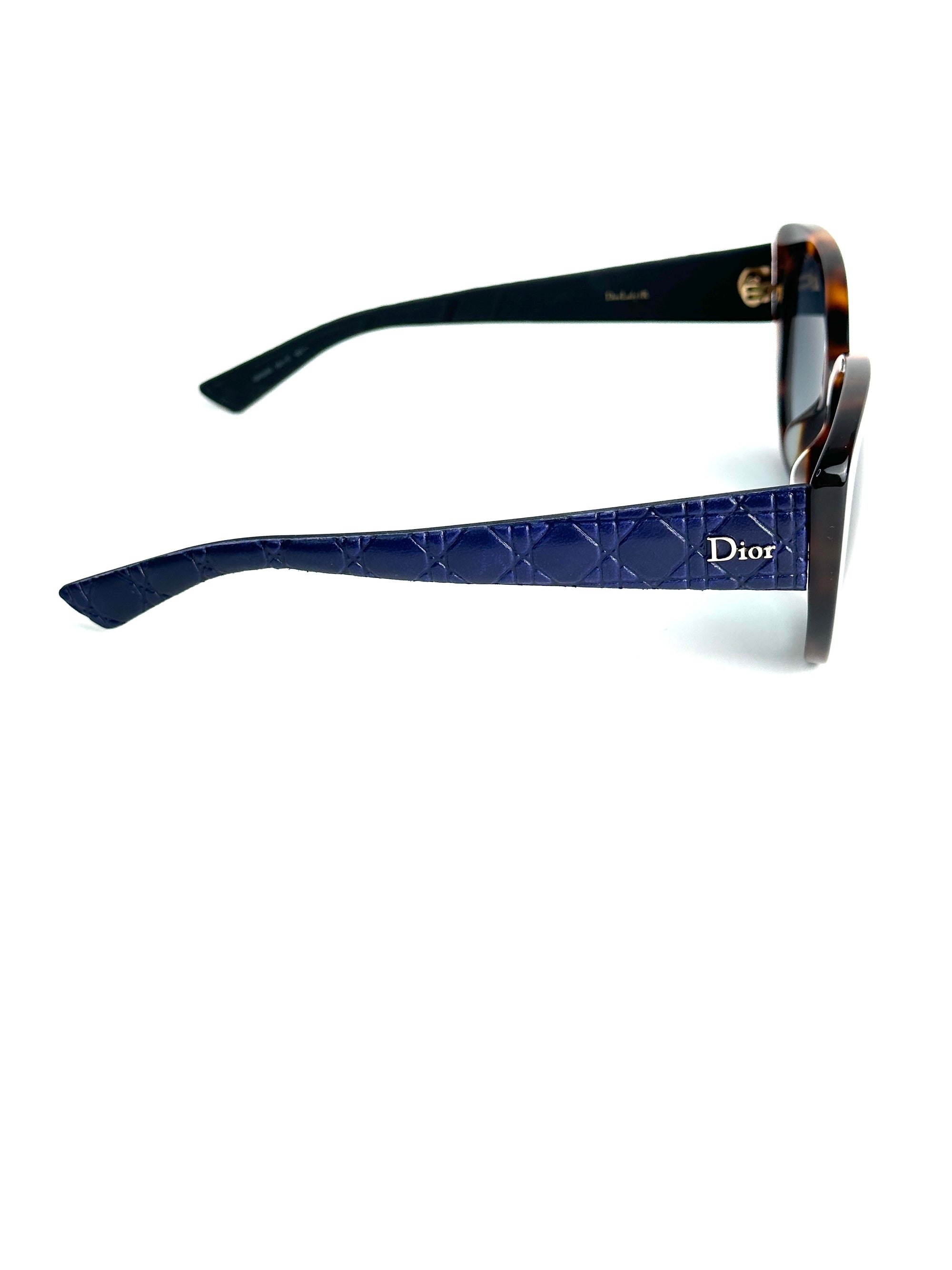 DIOR DIORLADY1R GRS/HD HAV BLUE BLK sunglasses