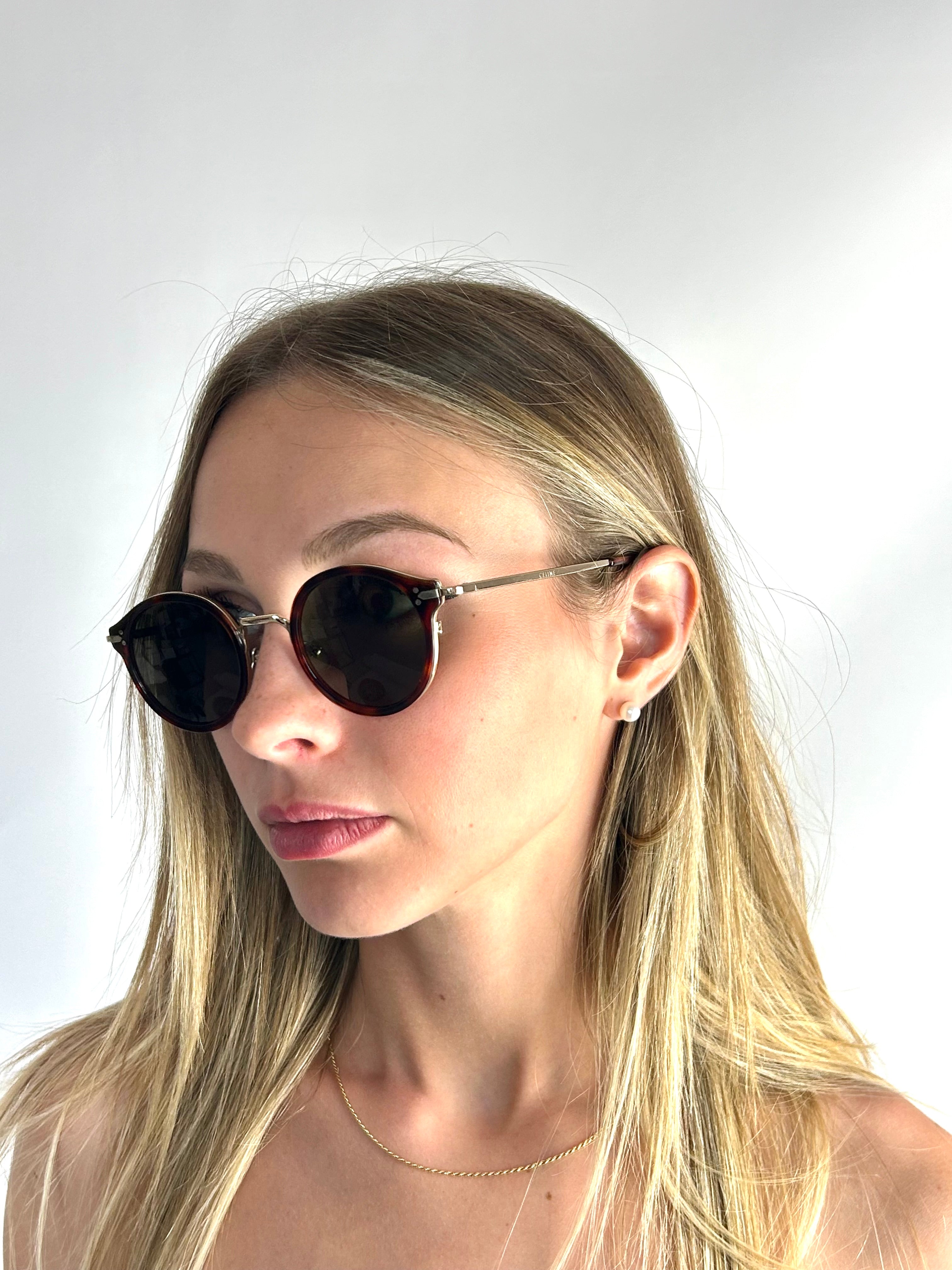 CELINE CL41082/S 3UA/1E HAVANA GOLD sunglasses