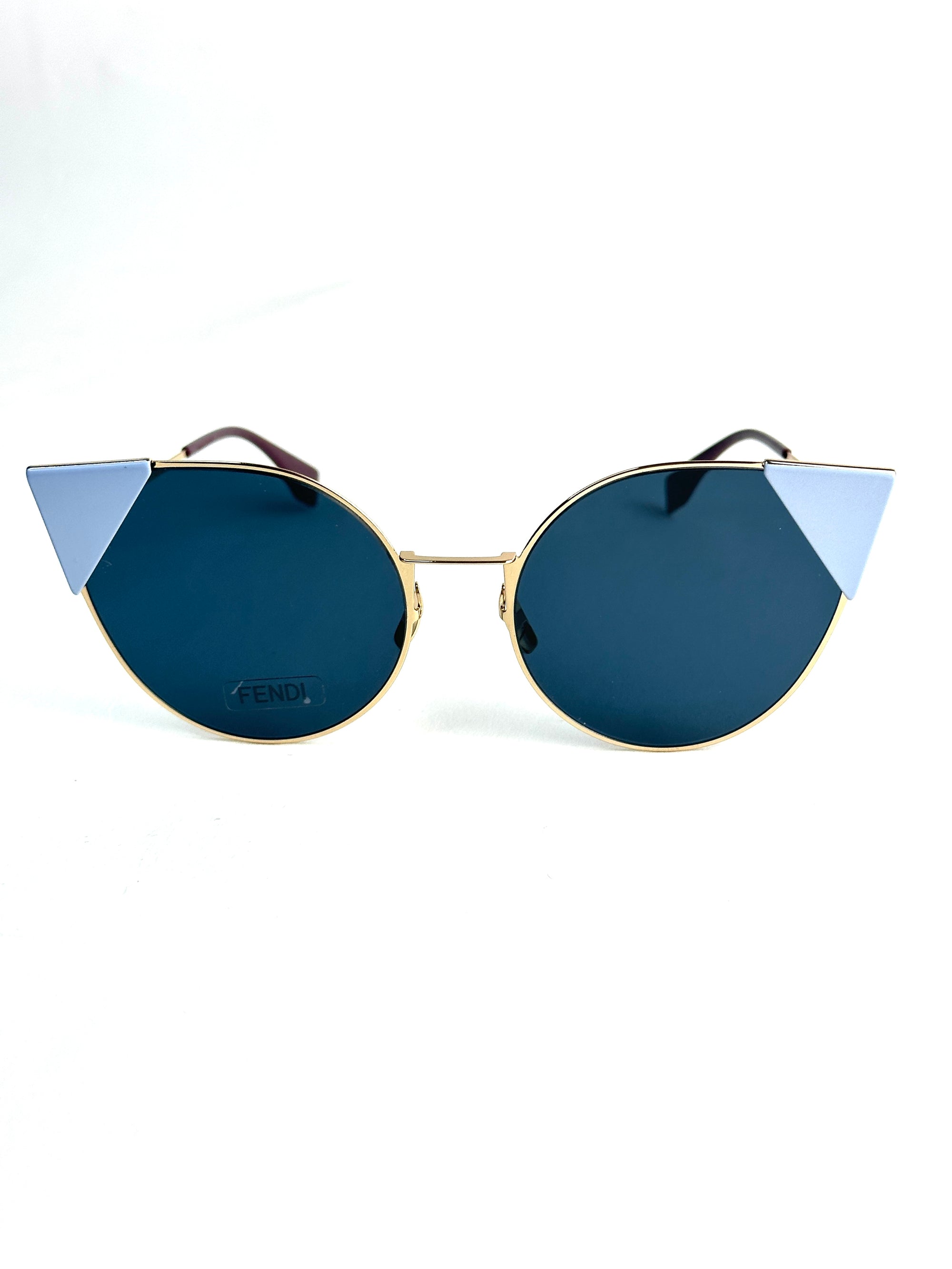 occhiali da sole FENDI FF0190/S ORO ROSA E AZZURRO