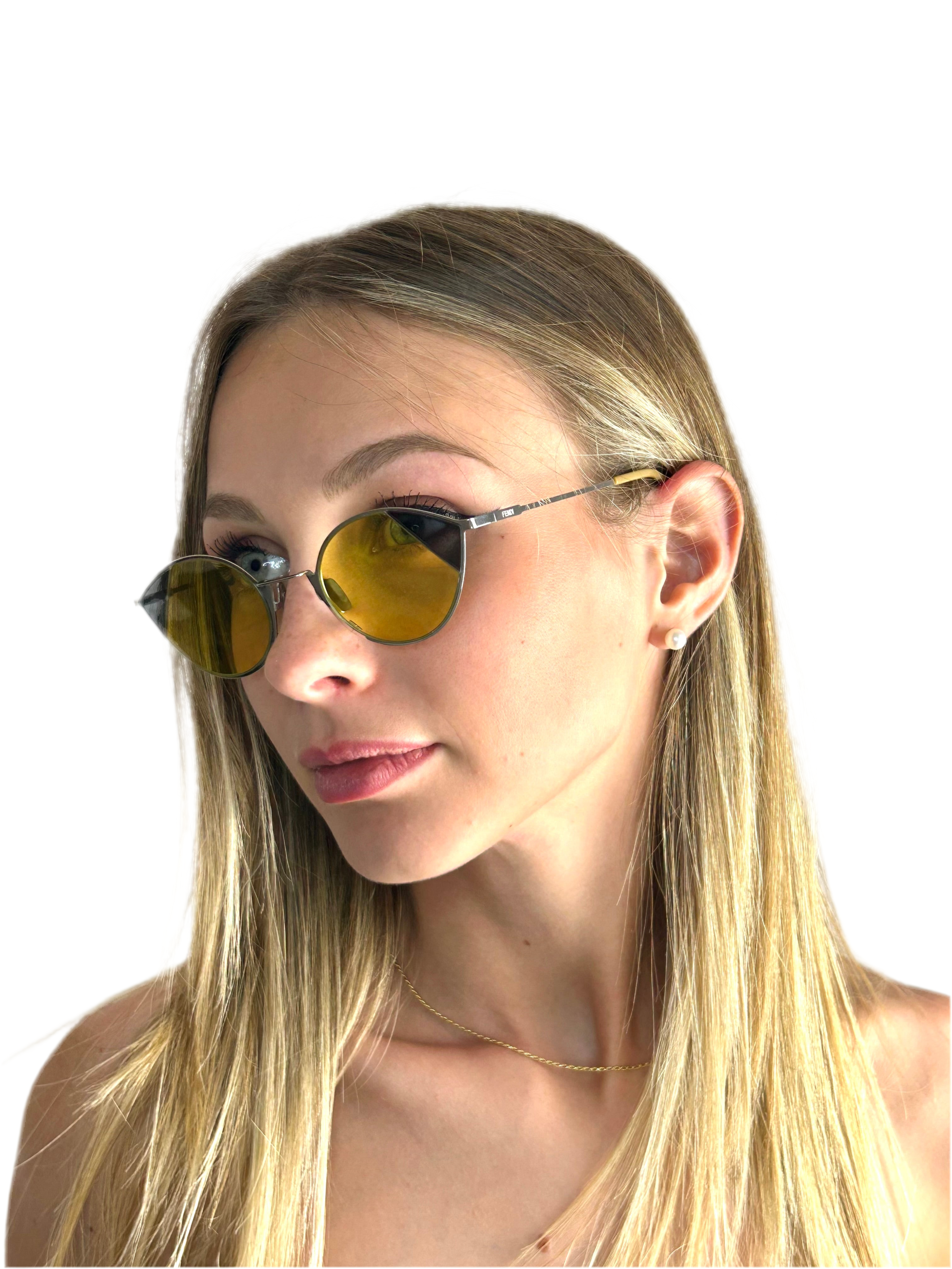 Occhiali da sole FENDI FF 0342/S B1Z HO SILVER GOLD