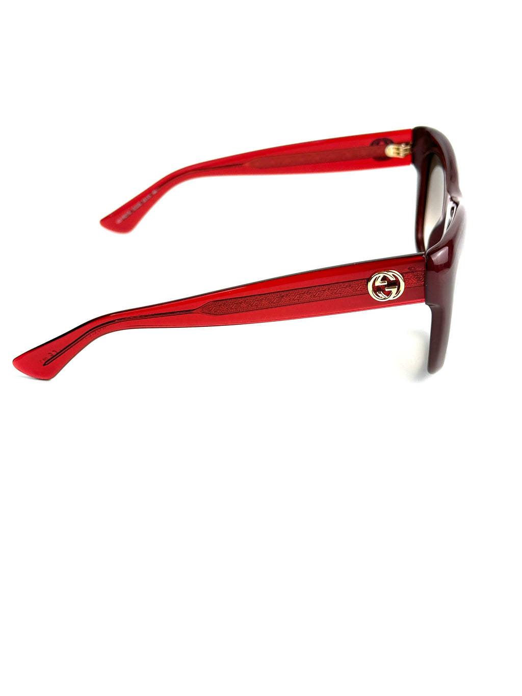 occhiali da sole GUCCI GG3827/S ROSSO TRASPARENTE