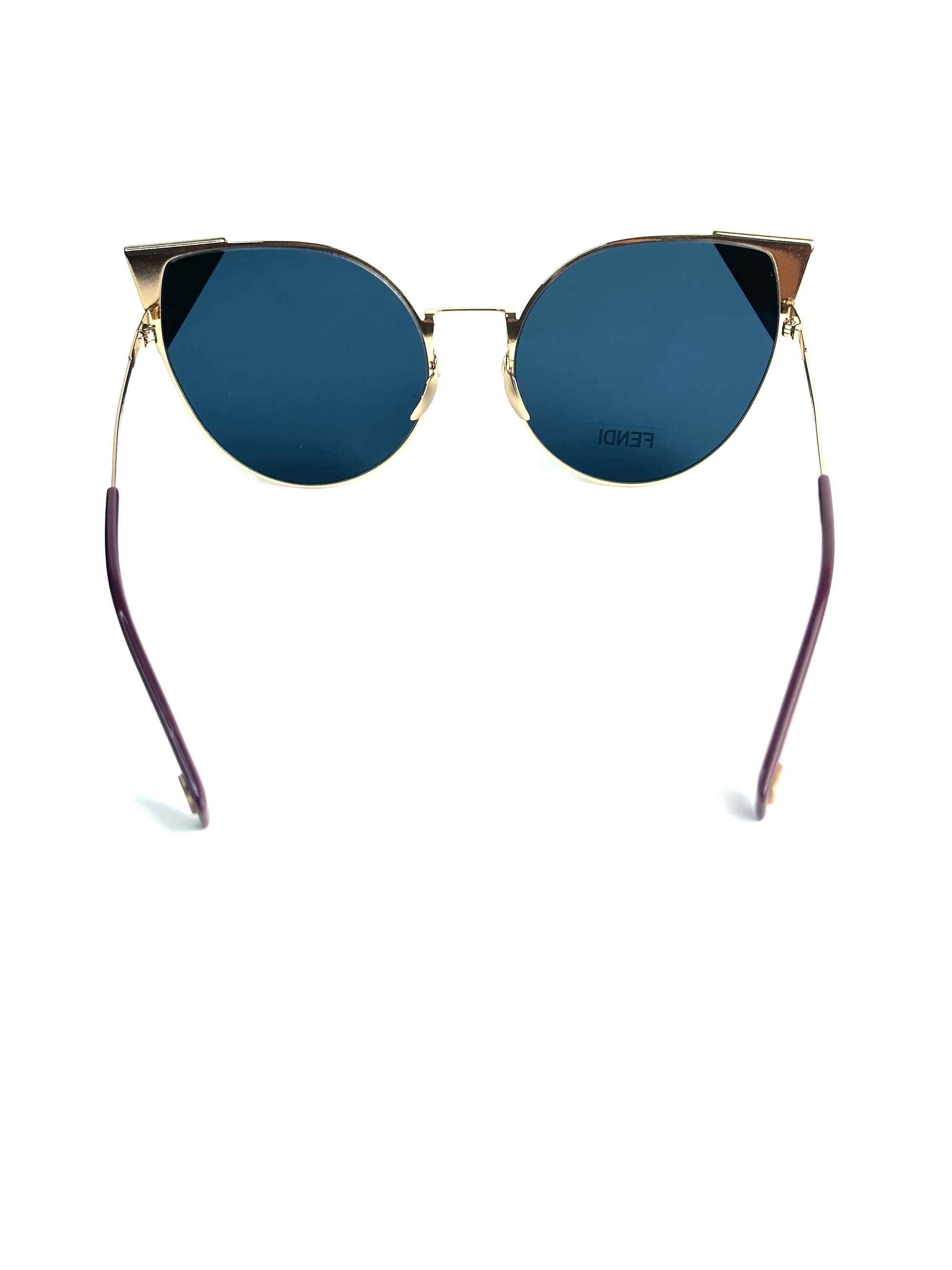occhiali da sole FENDI FF0190/S ORO ROSA E AZZURRO