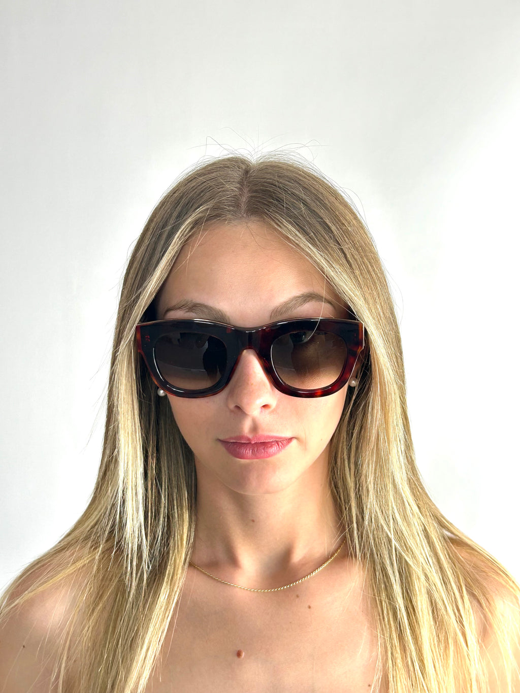 occhiali da sole CELINE CL41095/S HAVANA ORO ROSSO