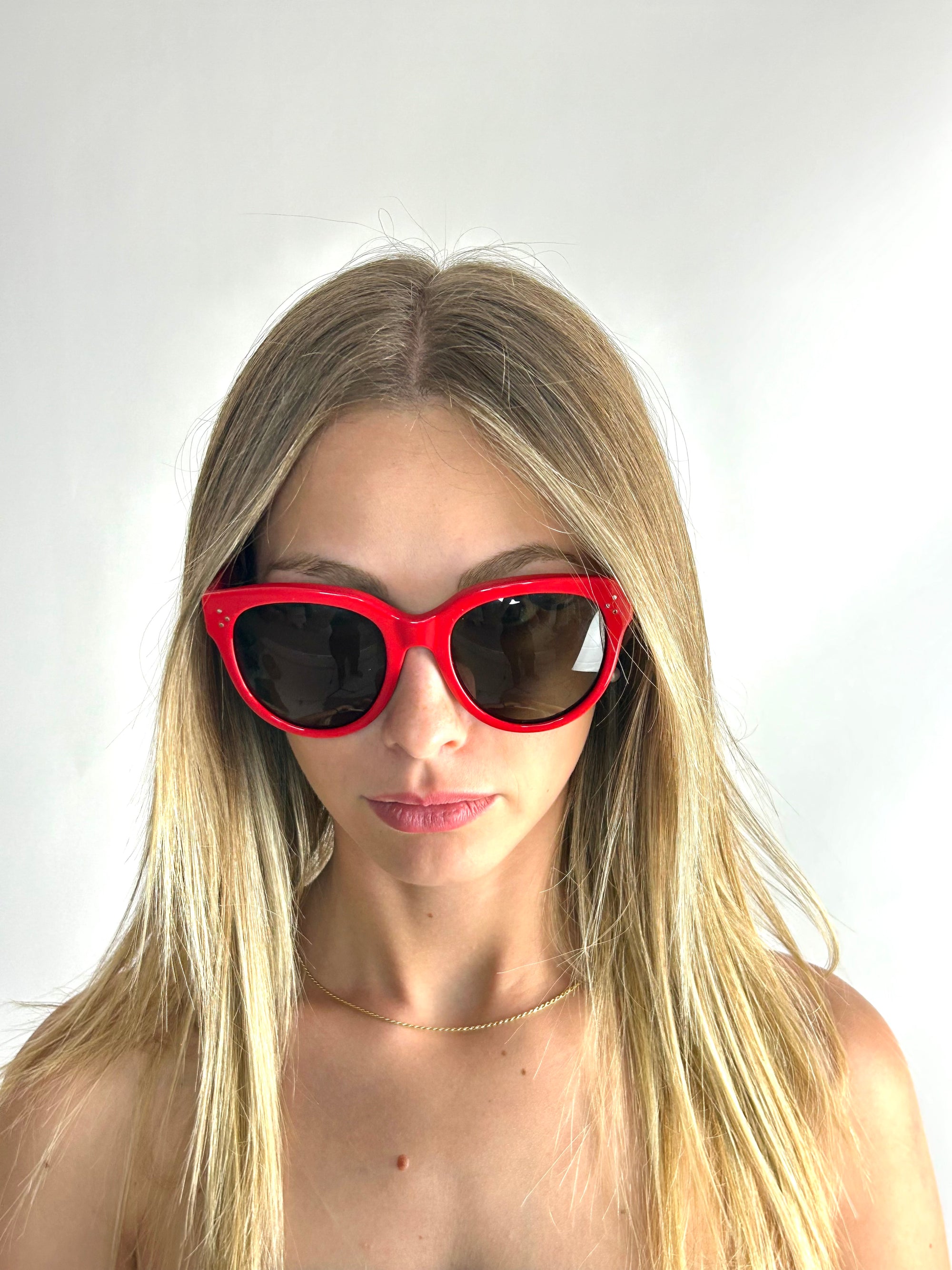 occhiali da sole CELINE CL41755 ROSSO