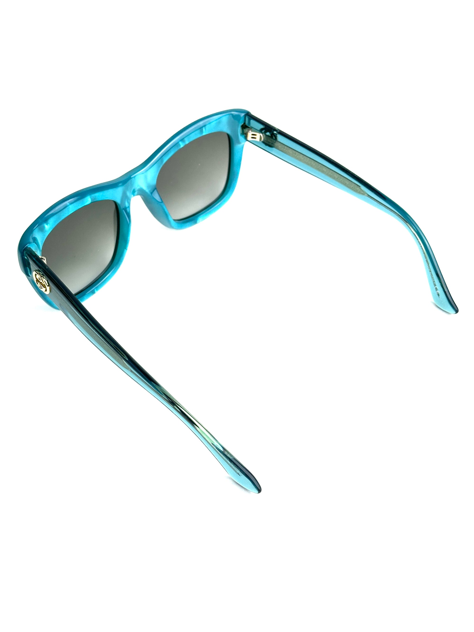 occhiali da sole GUCCI GG3827/S BLU TRASPARENTE