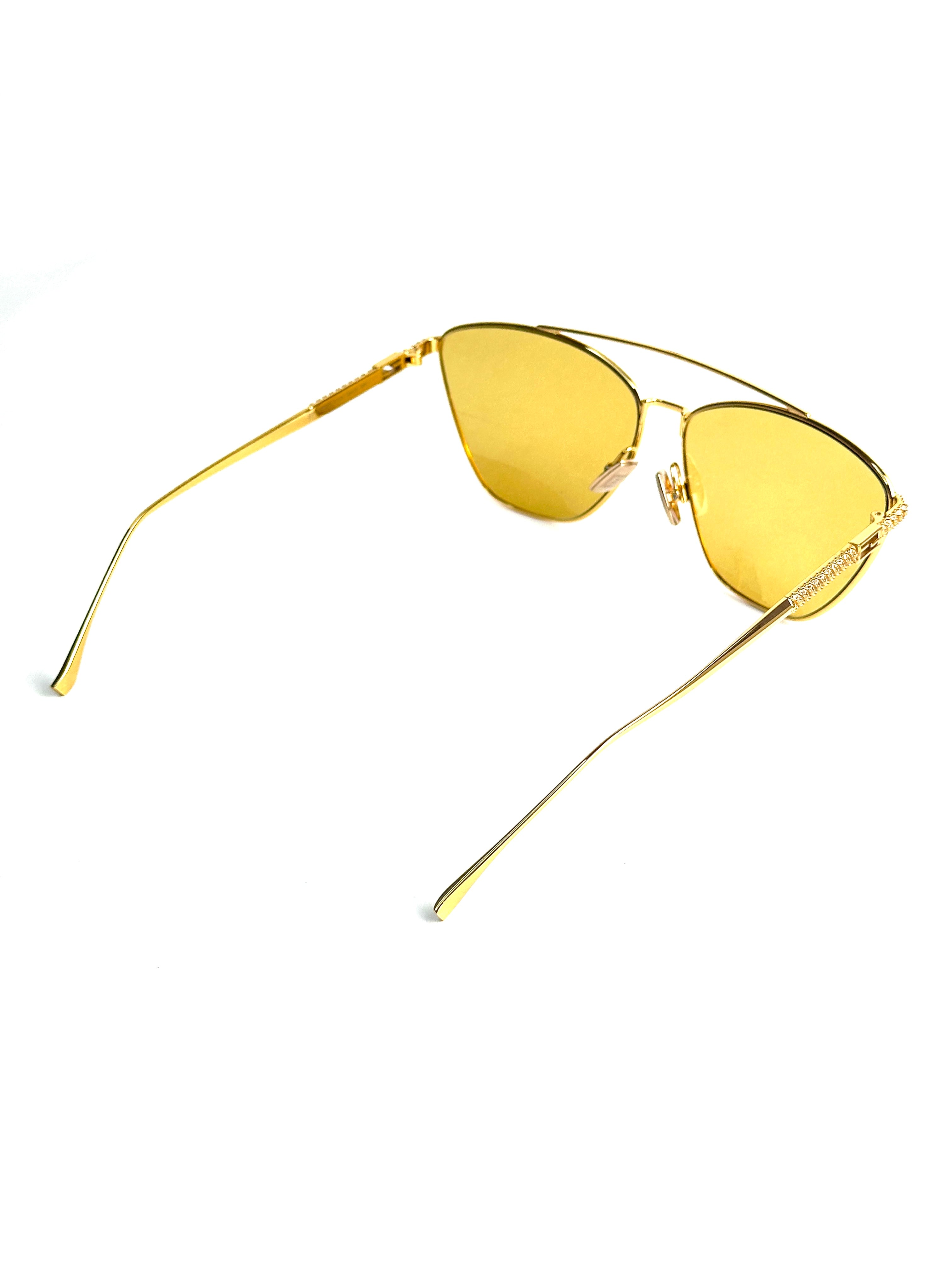 Occhiali da sole FENDI FF0438/S ORO GIALLO