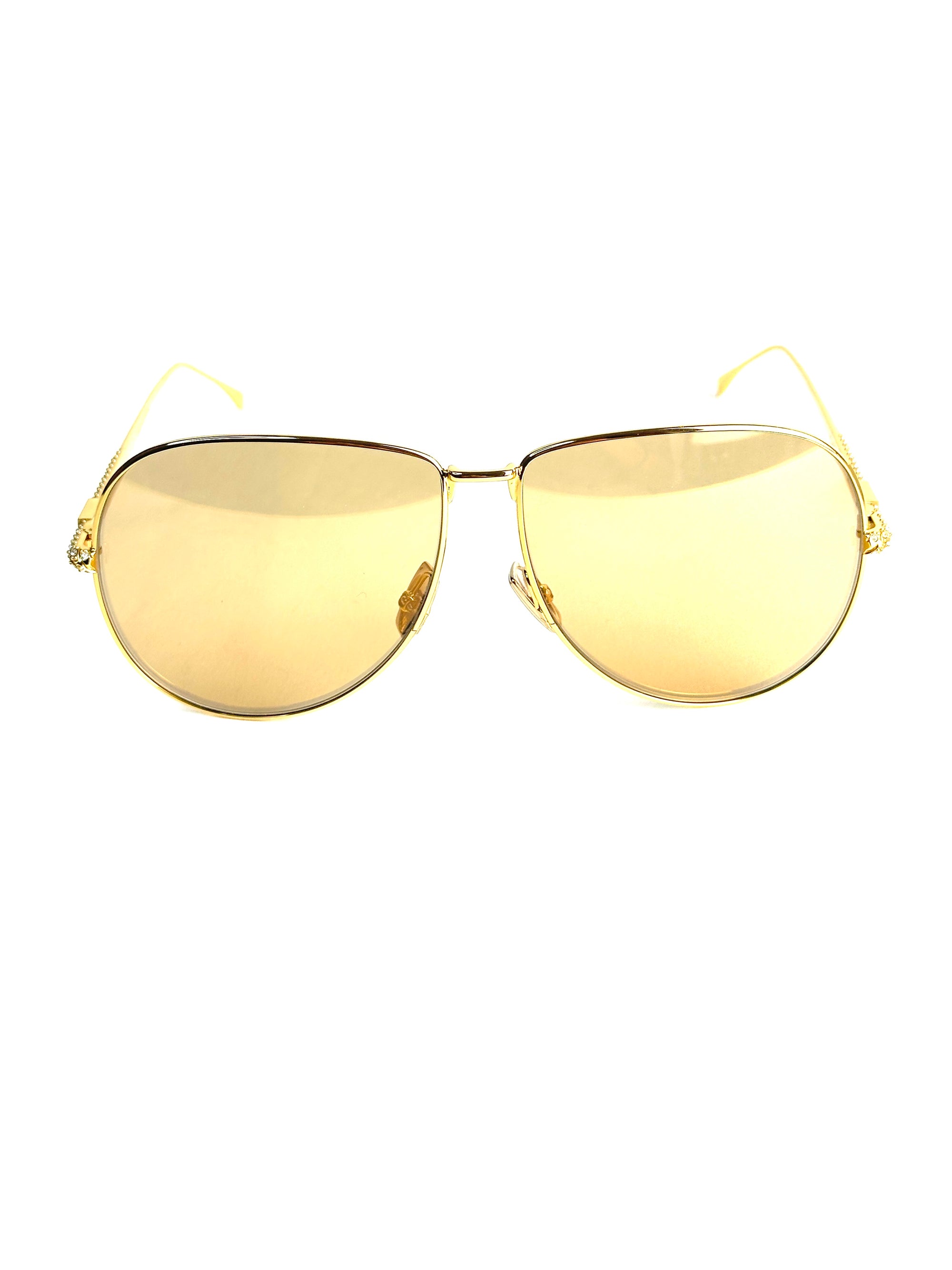 occhiali da sole FENDI FF0437/S ORO GIALLO