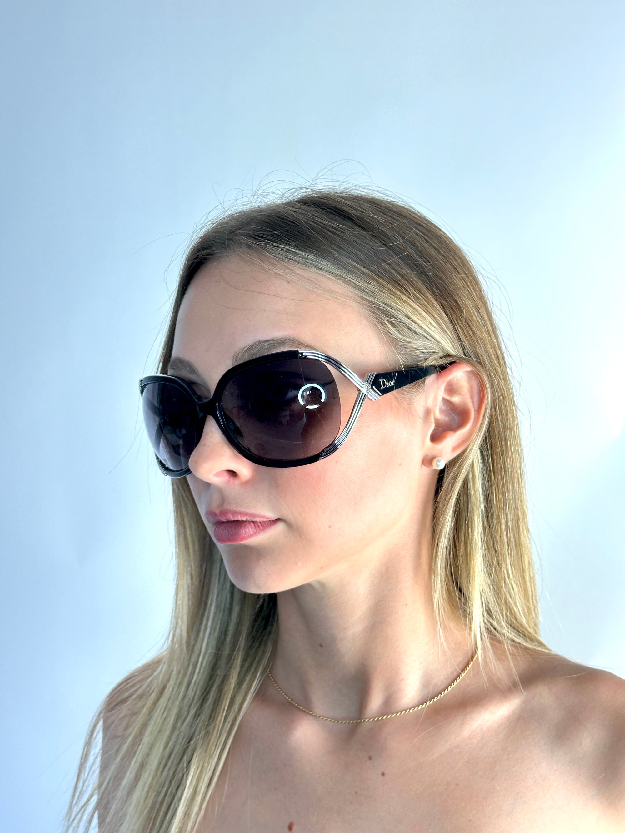 occhiali da sole DIOR DIORSIDNEY D28/HD SHINY BL