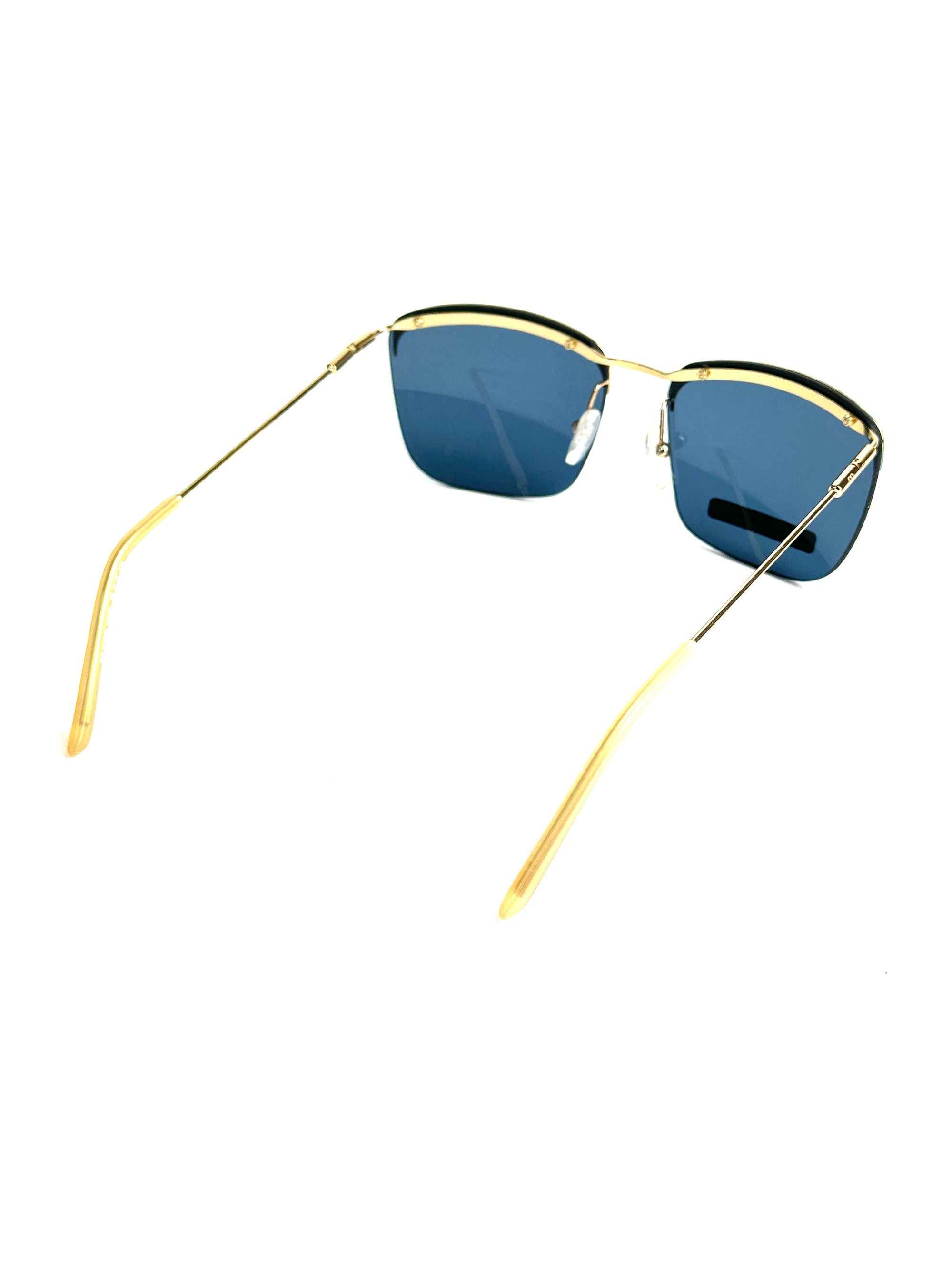 occhiali da sole BALENCIAGA BAL 0129/S 01X/8F BLU-ORO