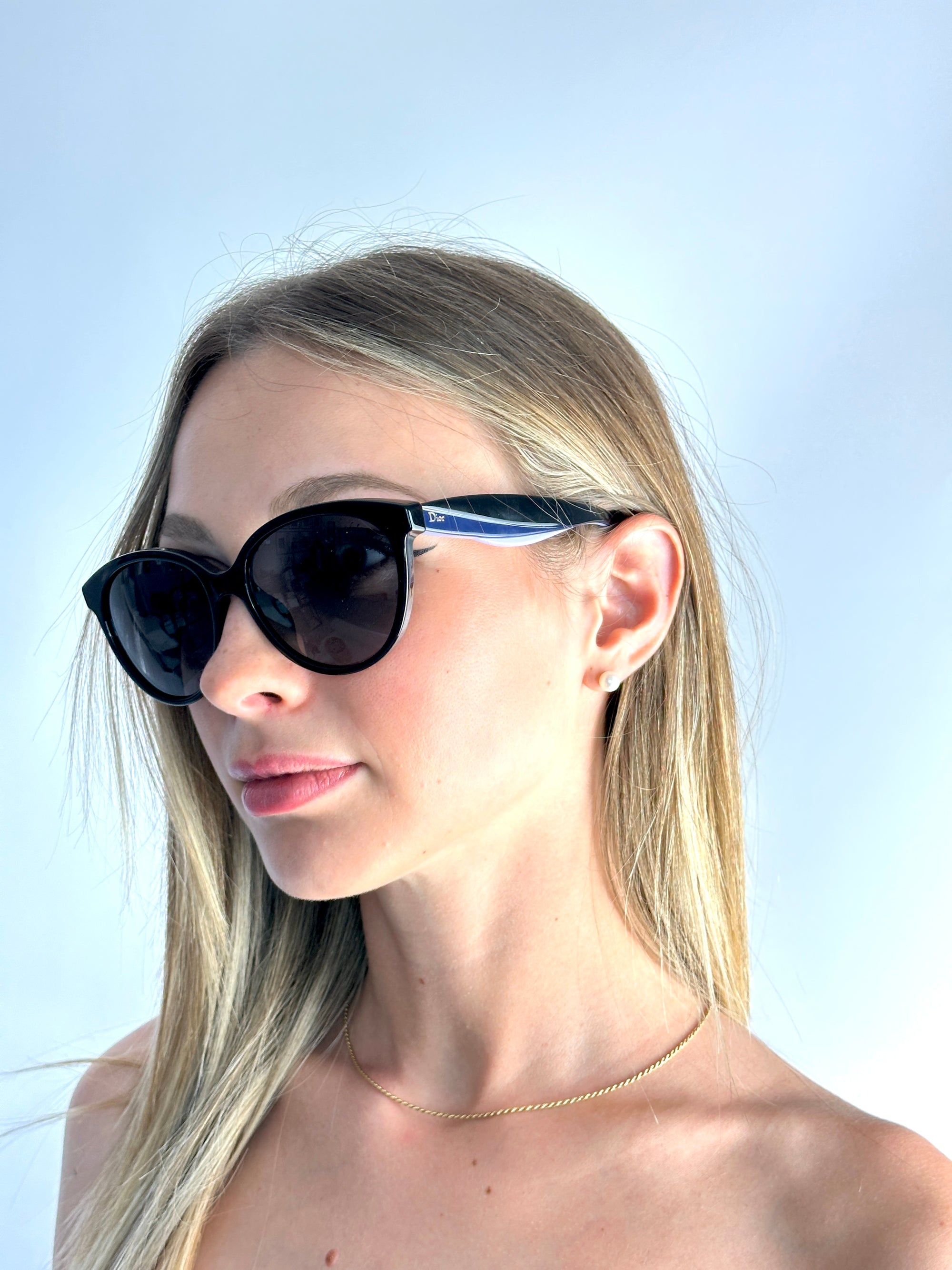 occhiali da sole DIOR DIORENVOL3 LVB/HD BK BLUE LLC
