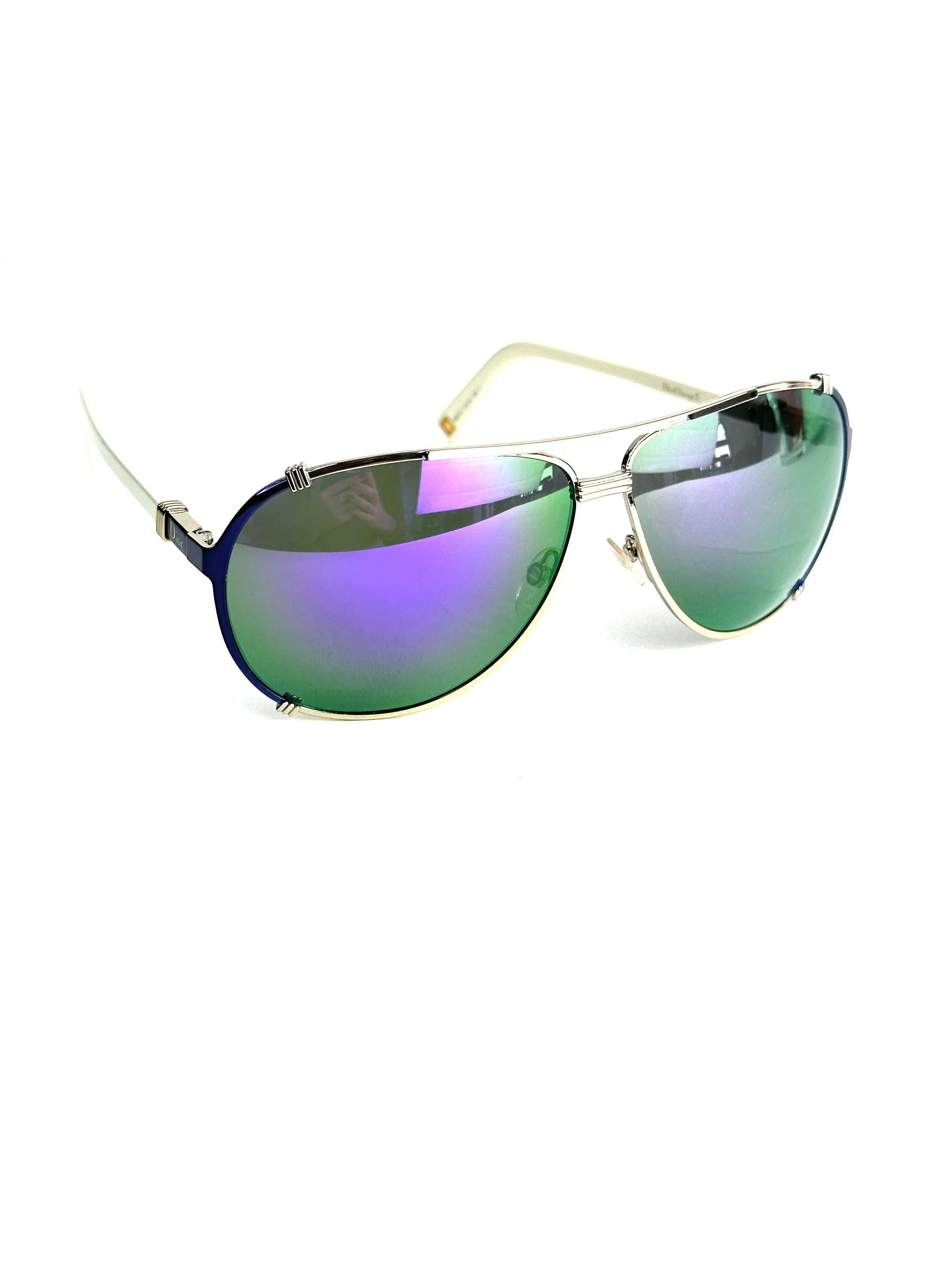occhiali da sole DIOR DIORCHICAGO2 N6R/TE LTGD BLU IVR