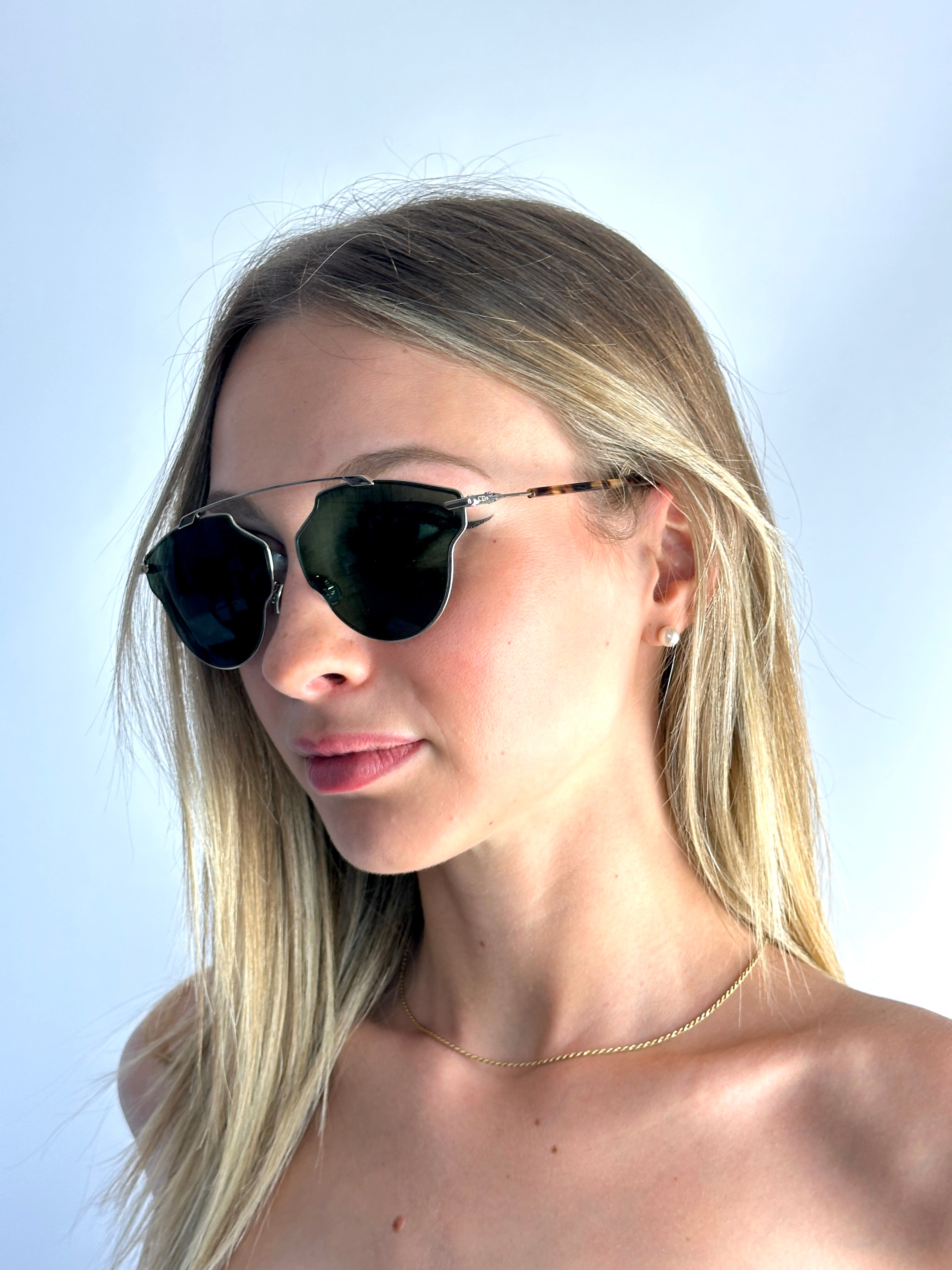 DIOR DIORSOREAL 3YG/QT LIGHT GOLD sunglasses