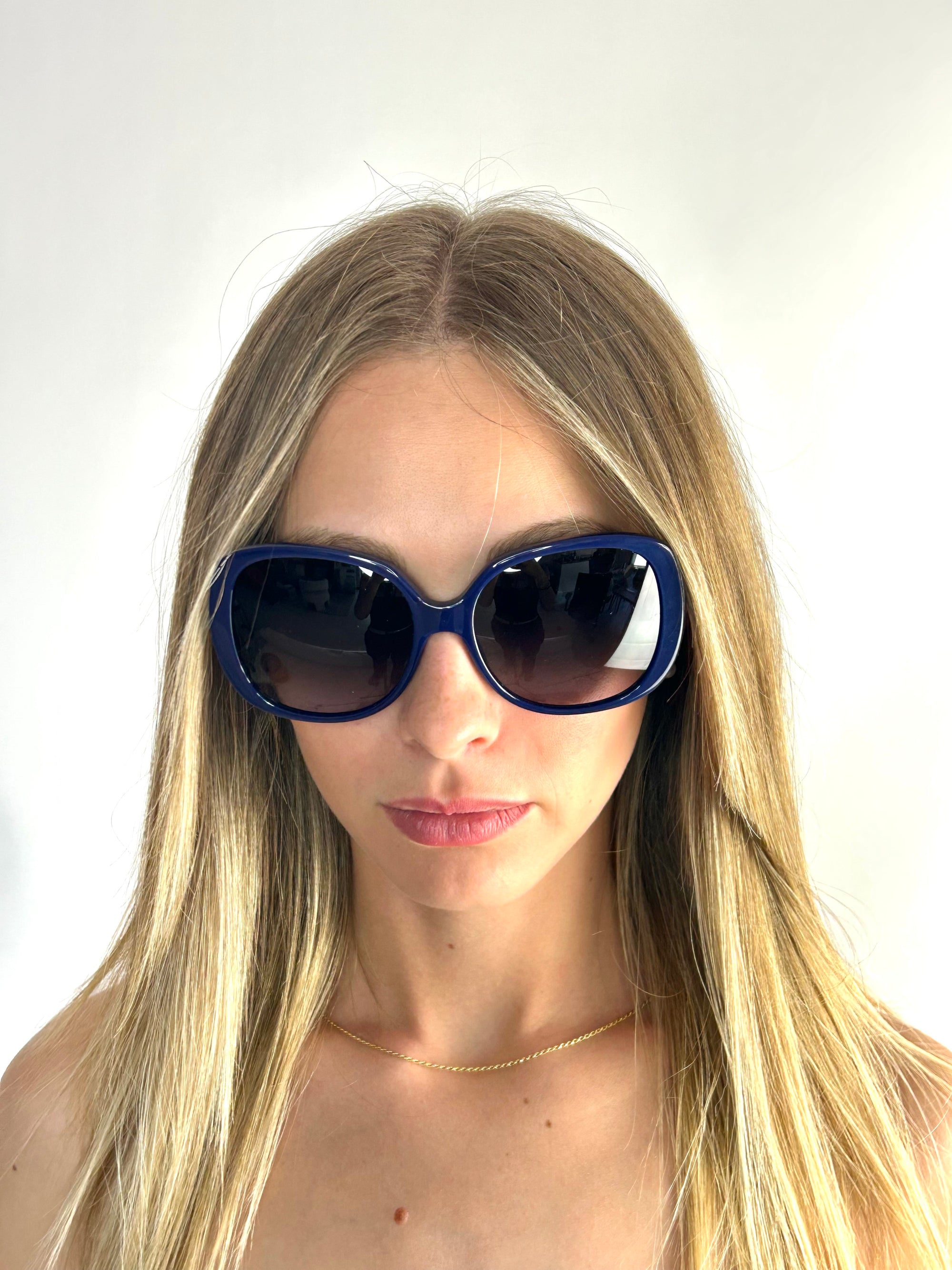 DIOR DIOREVER1 BSW/HD BLUE GOL sunglasses