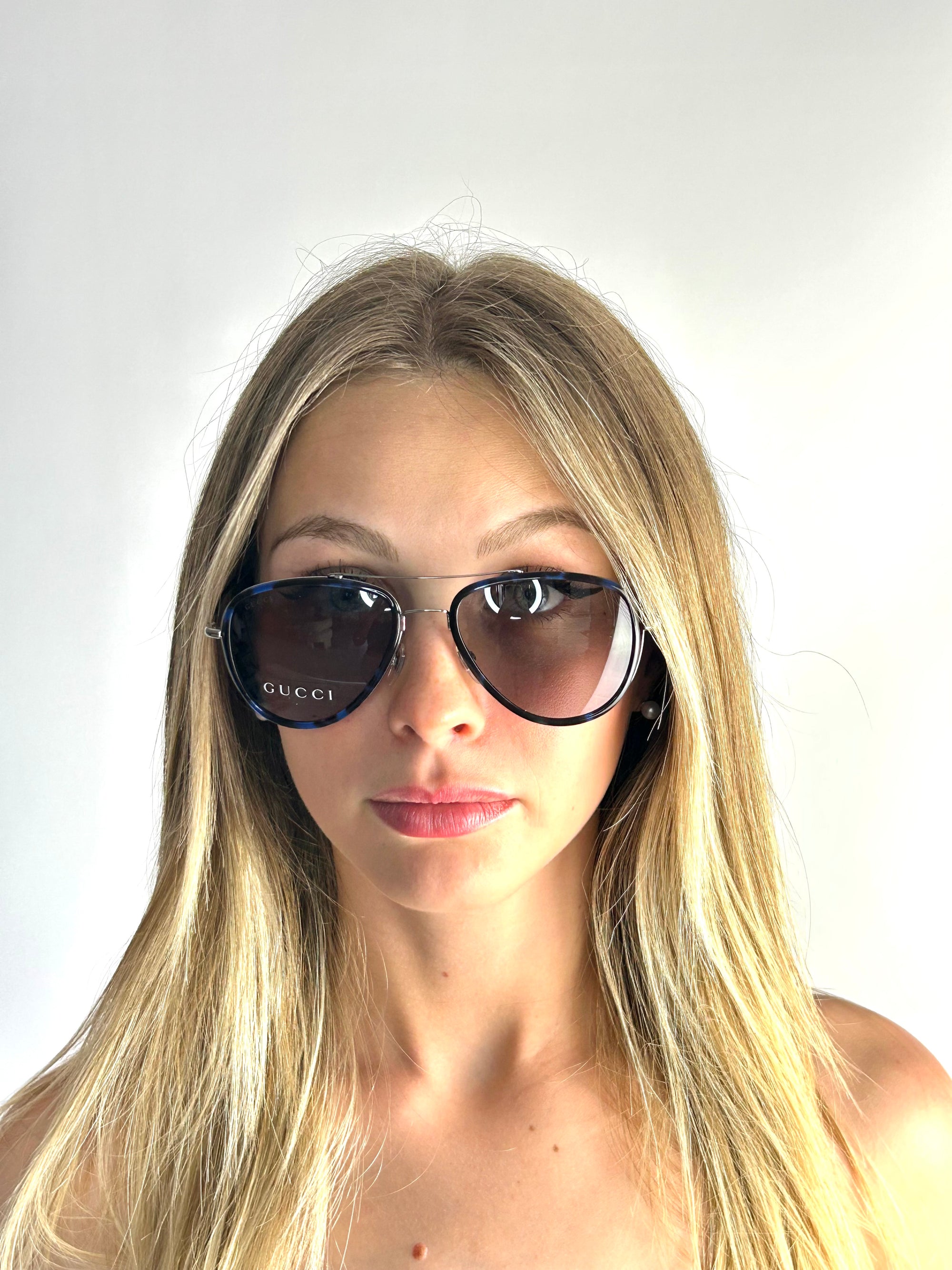 occhiali da sole GUCCI GG2245/N/S HAVANA BLU
