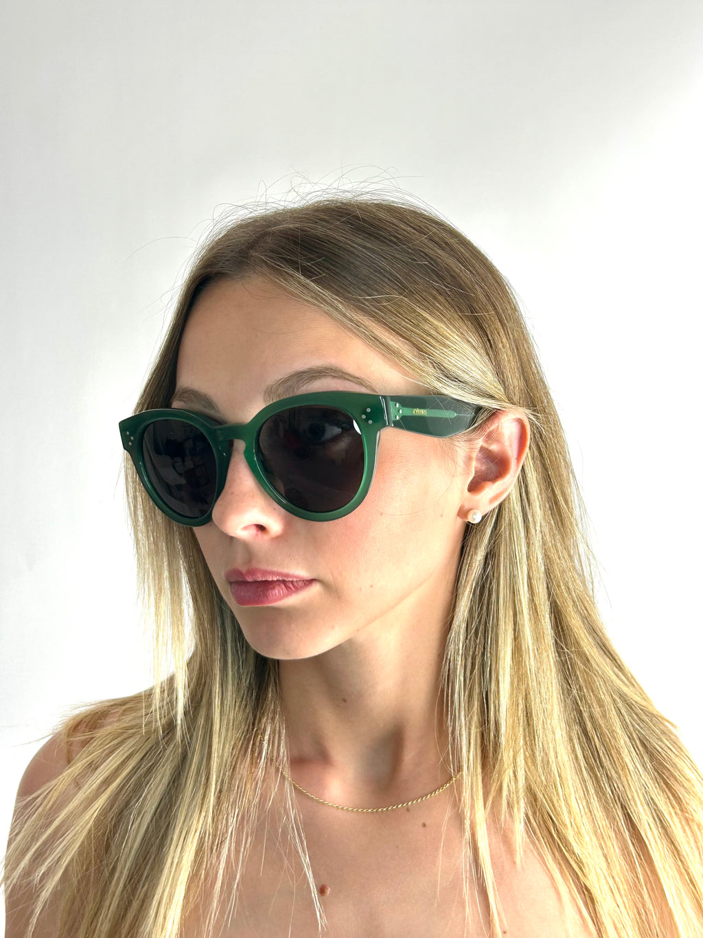 occhiali da sole CELINE CL41805/S VERDE MILKY
