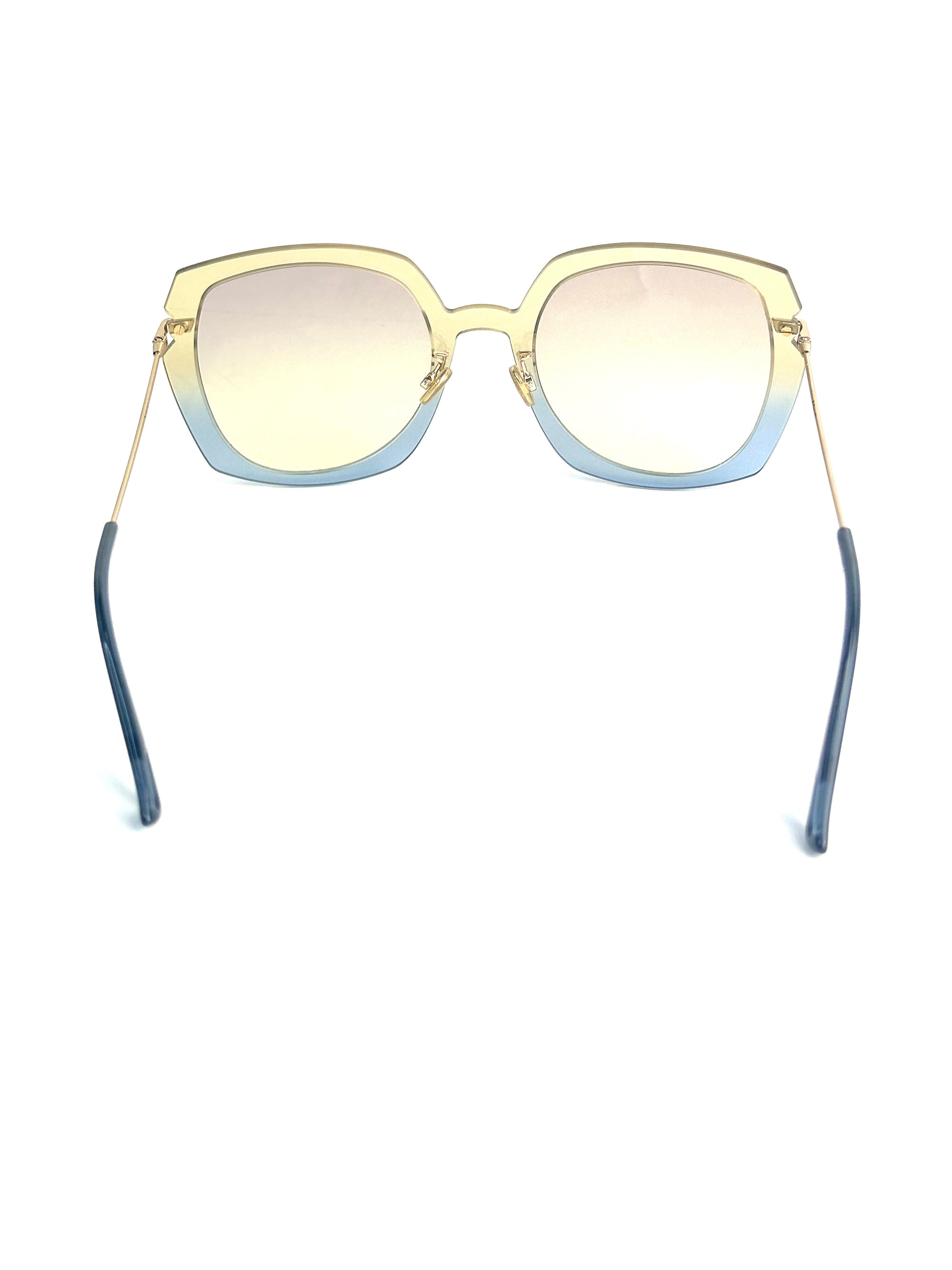 DIOR DIORATTITUDE1 3LG/VC BROWN BLUE sunglasses