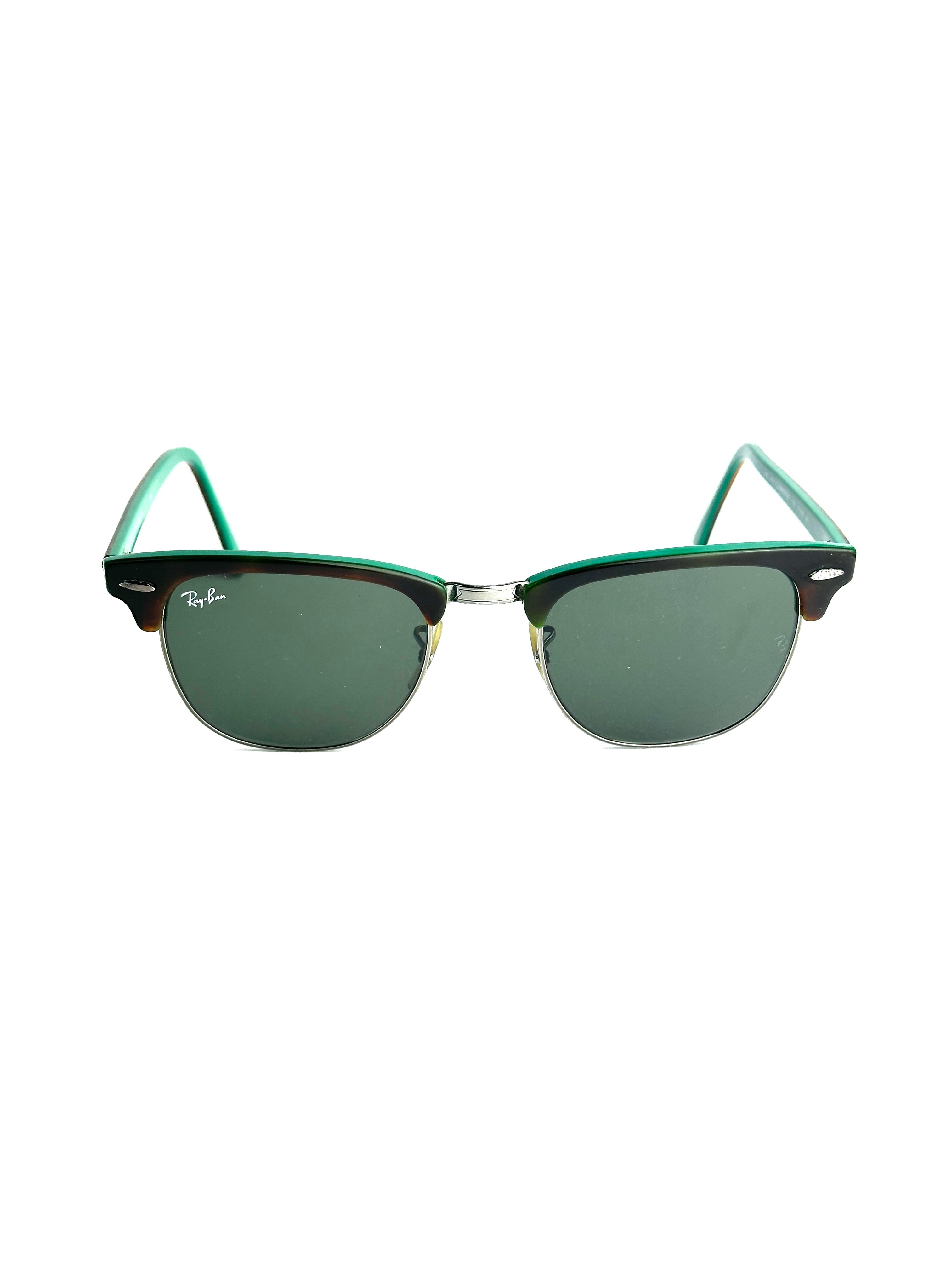 RAY-BAN CLUBMASTER BLACK GREEN
