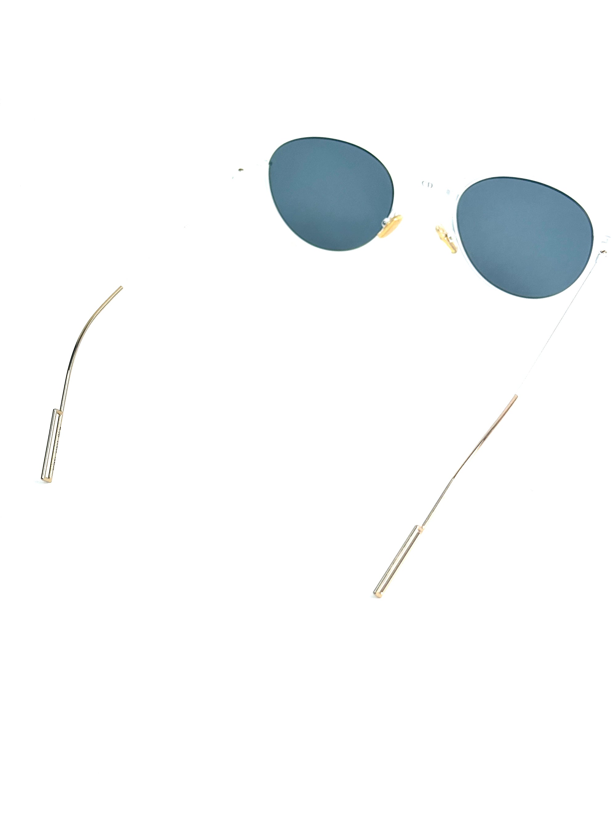 DIOR MEN'S DIOR0210S 2C9/MV MATTE WHITE sunglasses