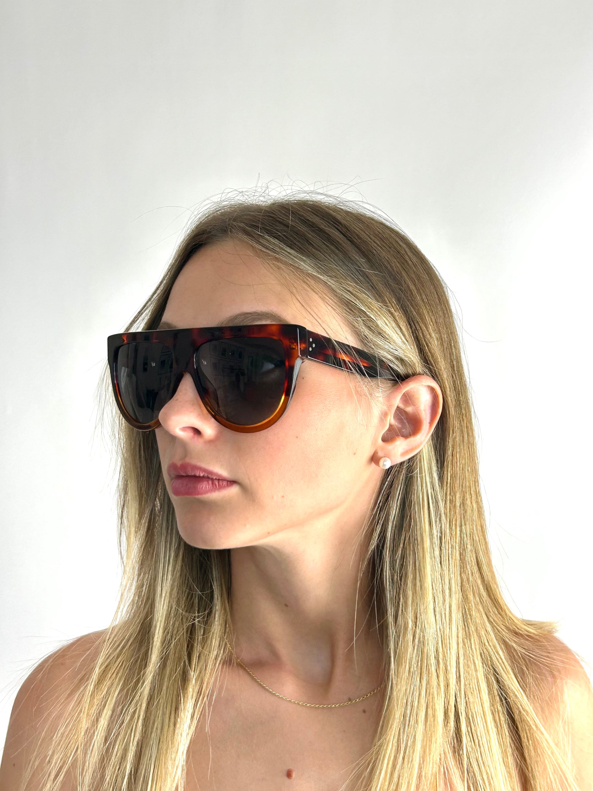 occhiali da sole CELINE CL41026/S HAVANA BROWN