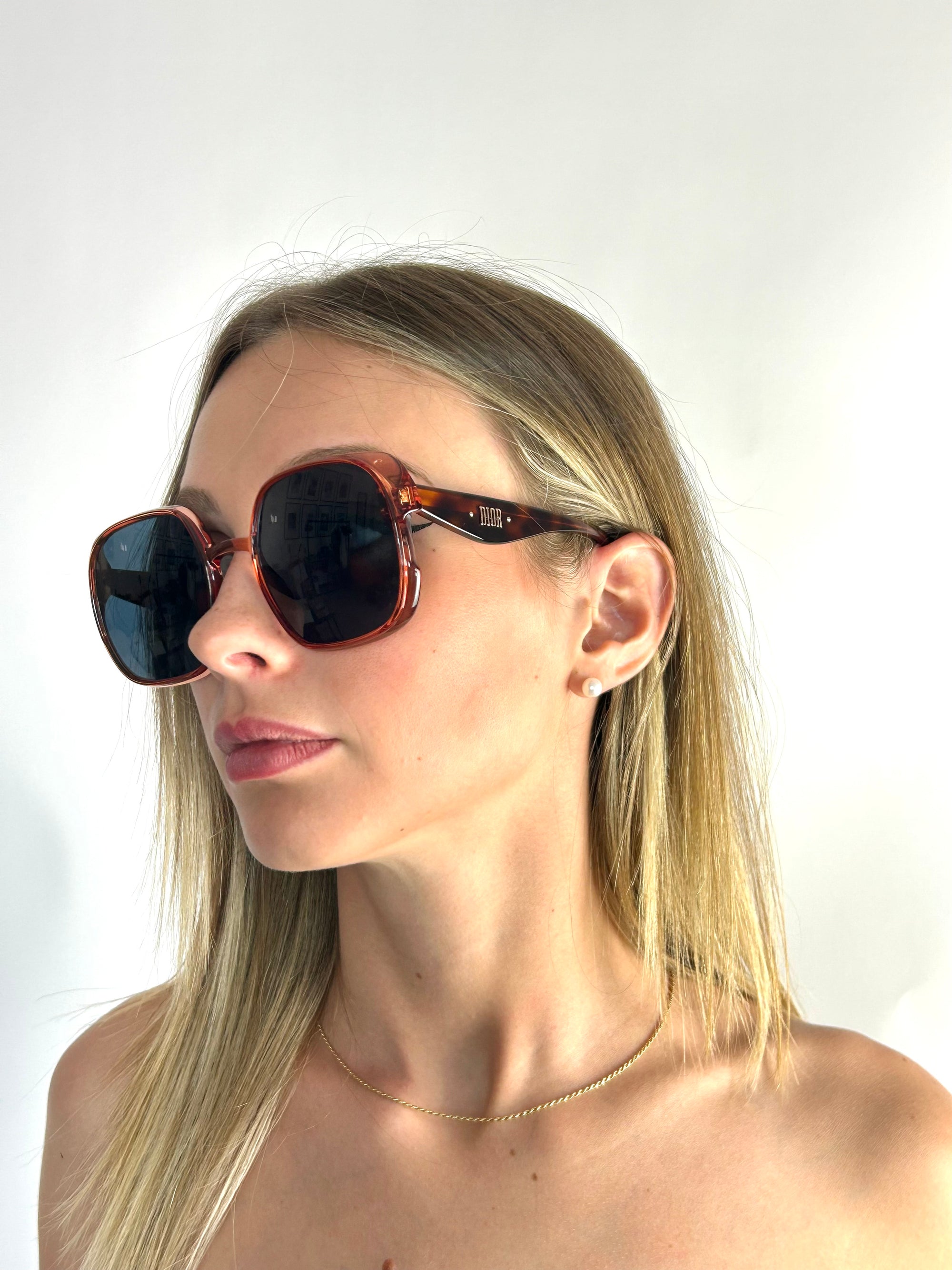 DIOR DIORNUANCE 35J/KU PINK sunglasses