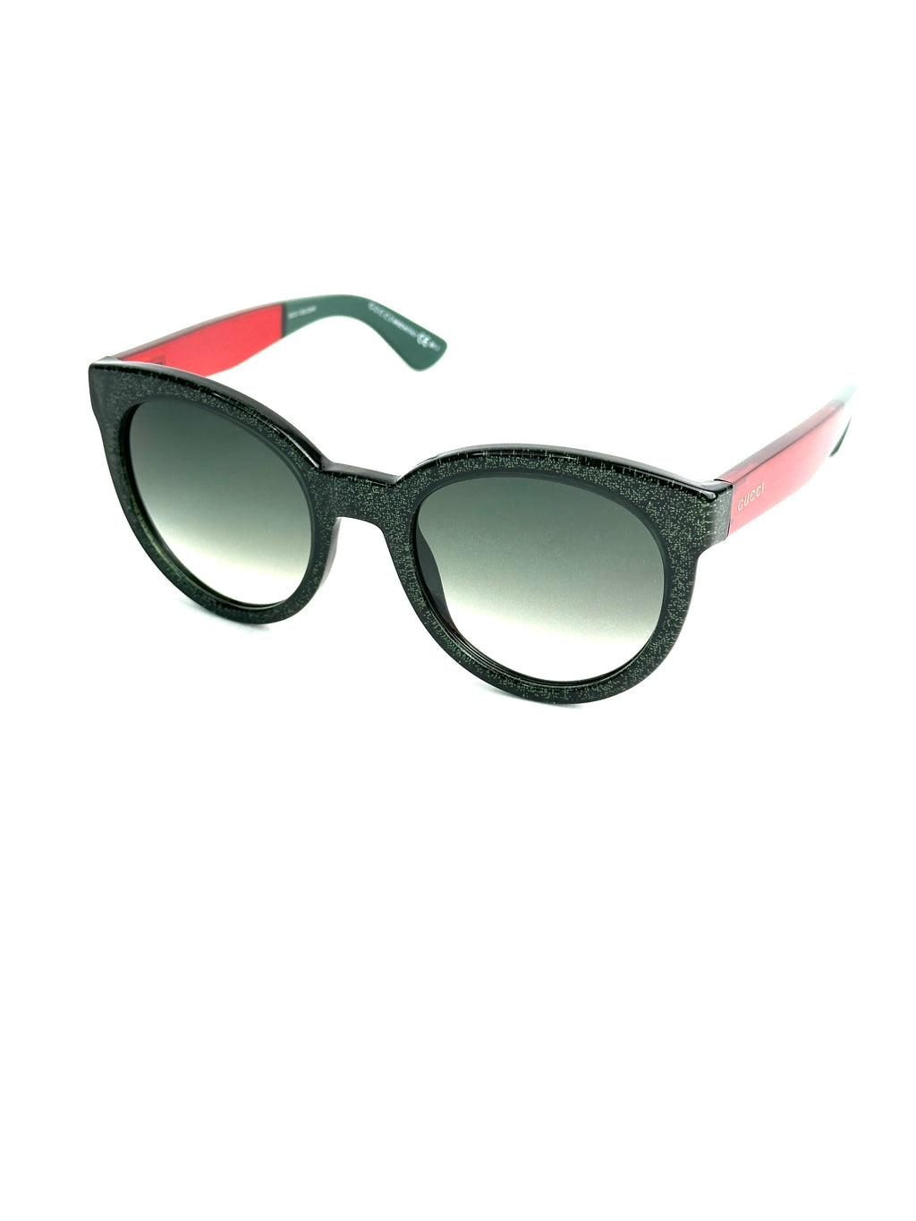 occhiali da sole GUCCI GG3810/S VERDE GLITTER E ROSSO