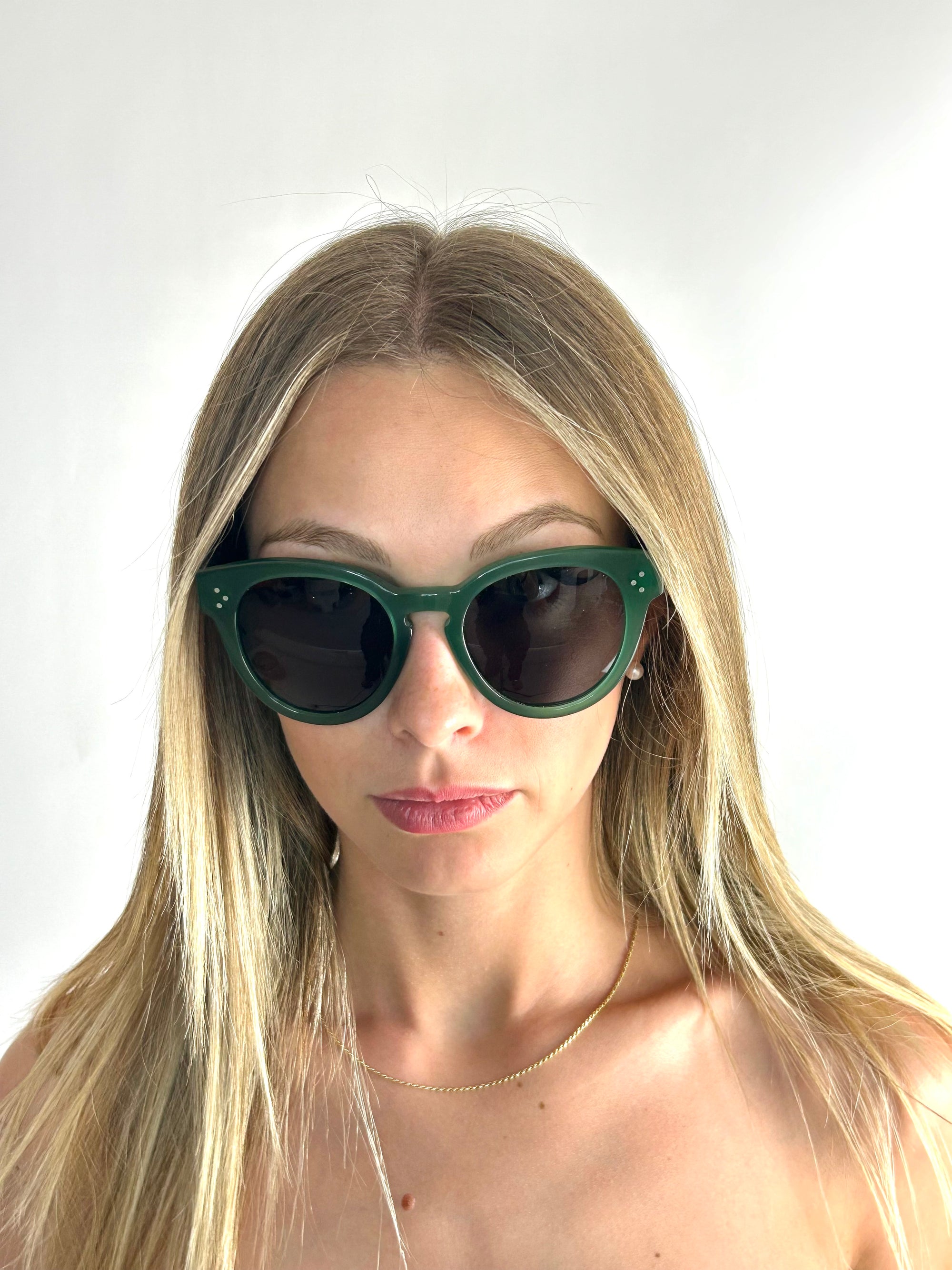 occhiali da sole CELINE CL41805/S VERDE MILKY