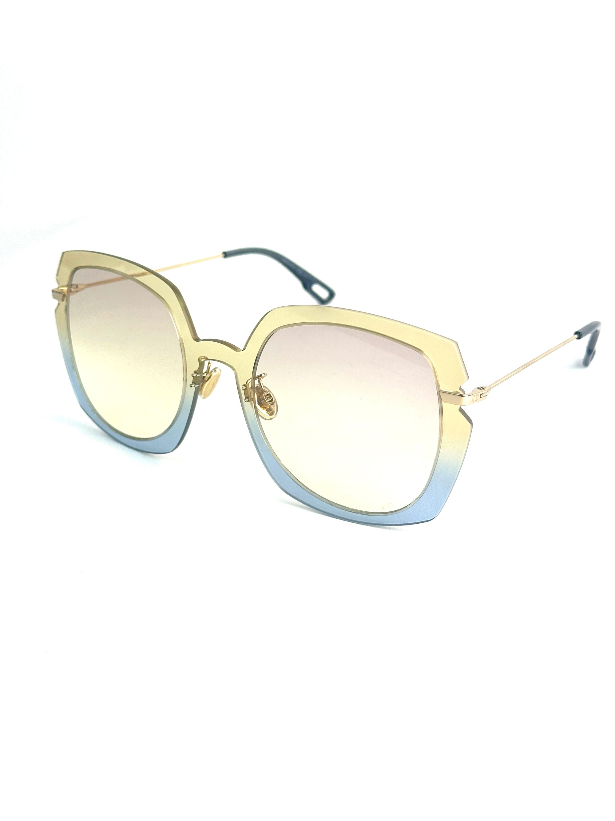 DIOR DIORATTITUDE1 3LG/VC BROWN BLUE sunglasses