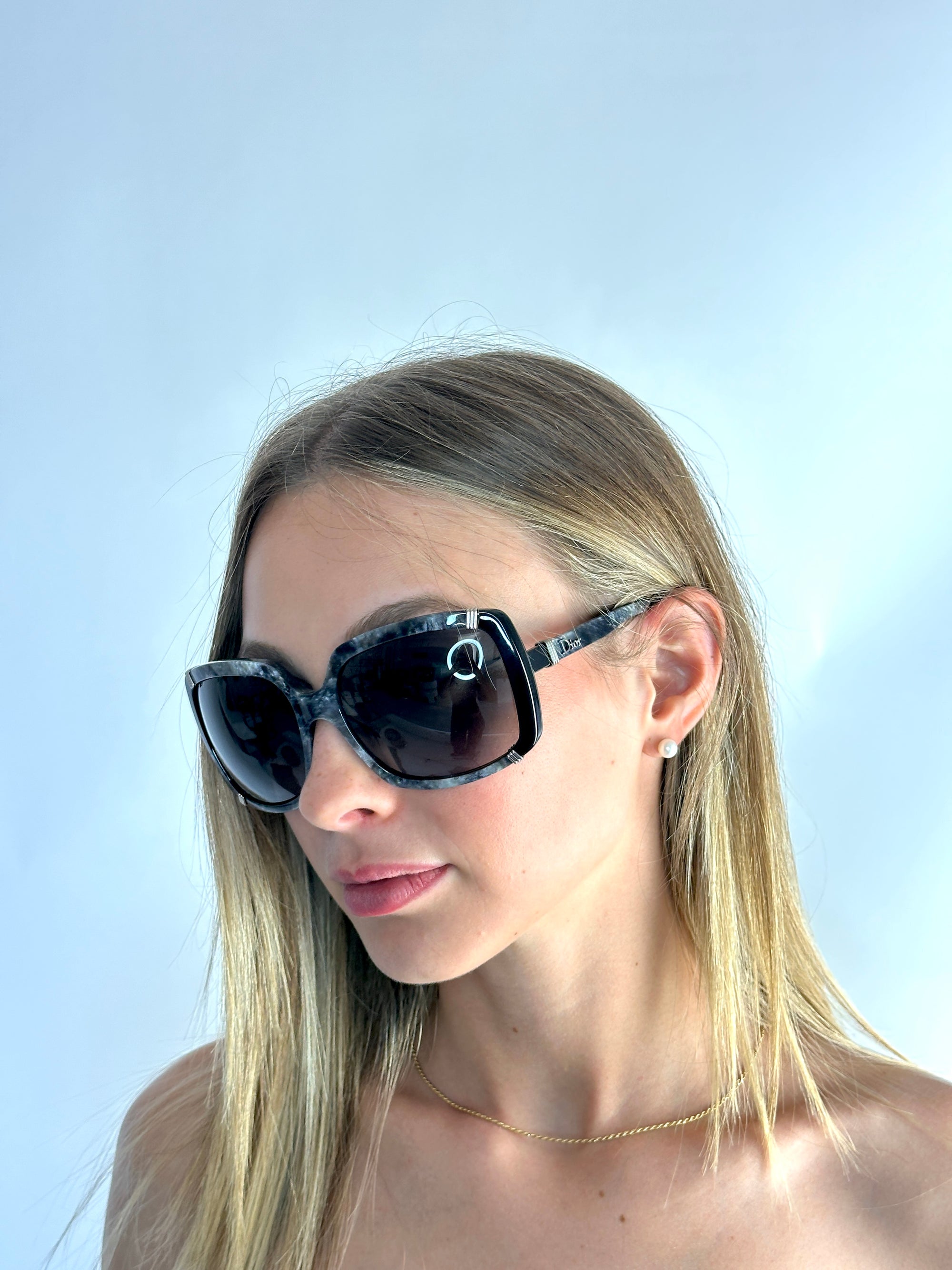 DIOR DIORCHICAGO1 0Q0/HD GREY MEL sunglasses