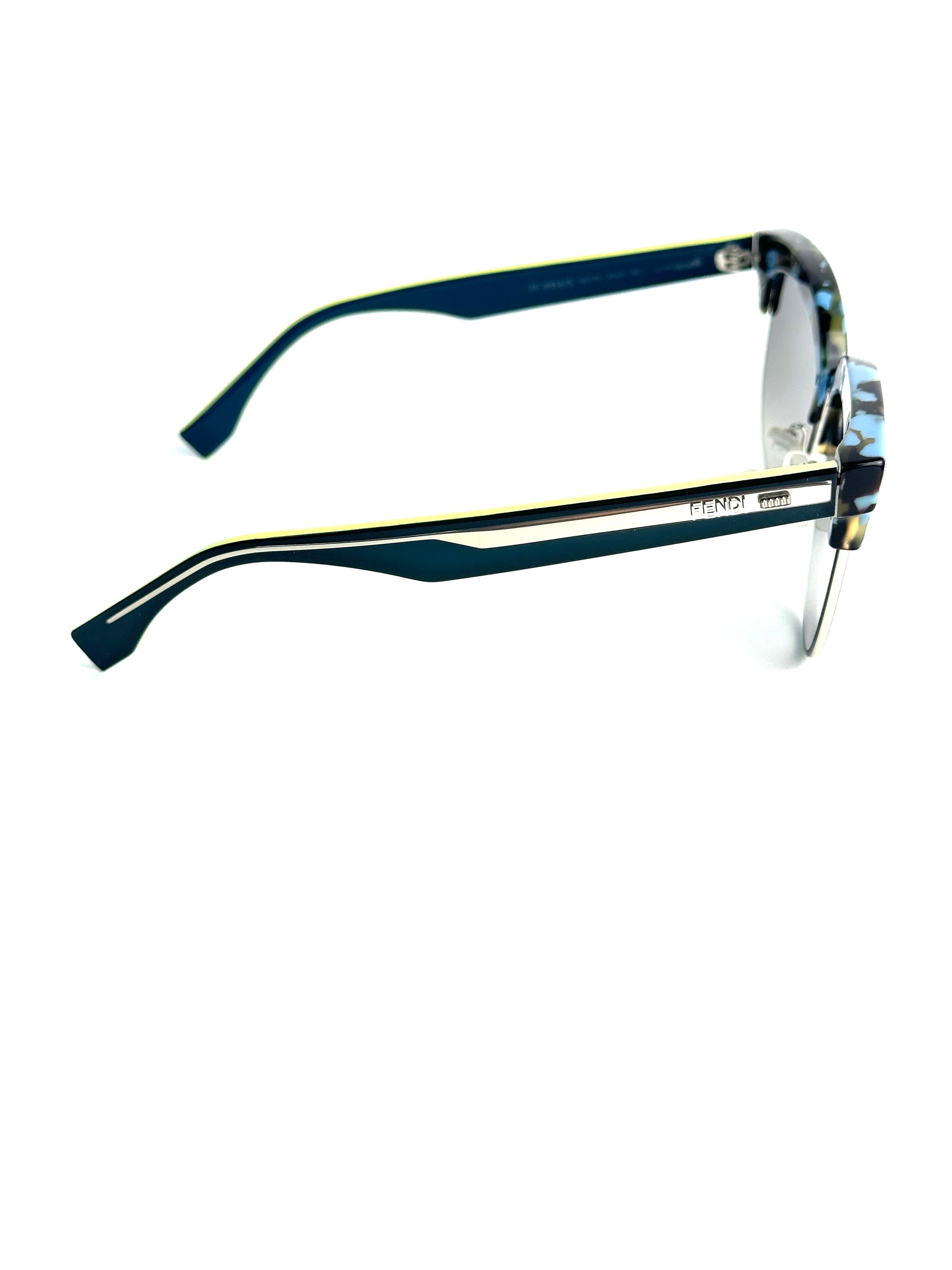 occhiali da sole FENDI FF0154/S BLU HAVANA TEAL