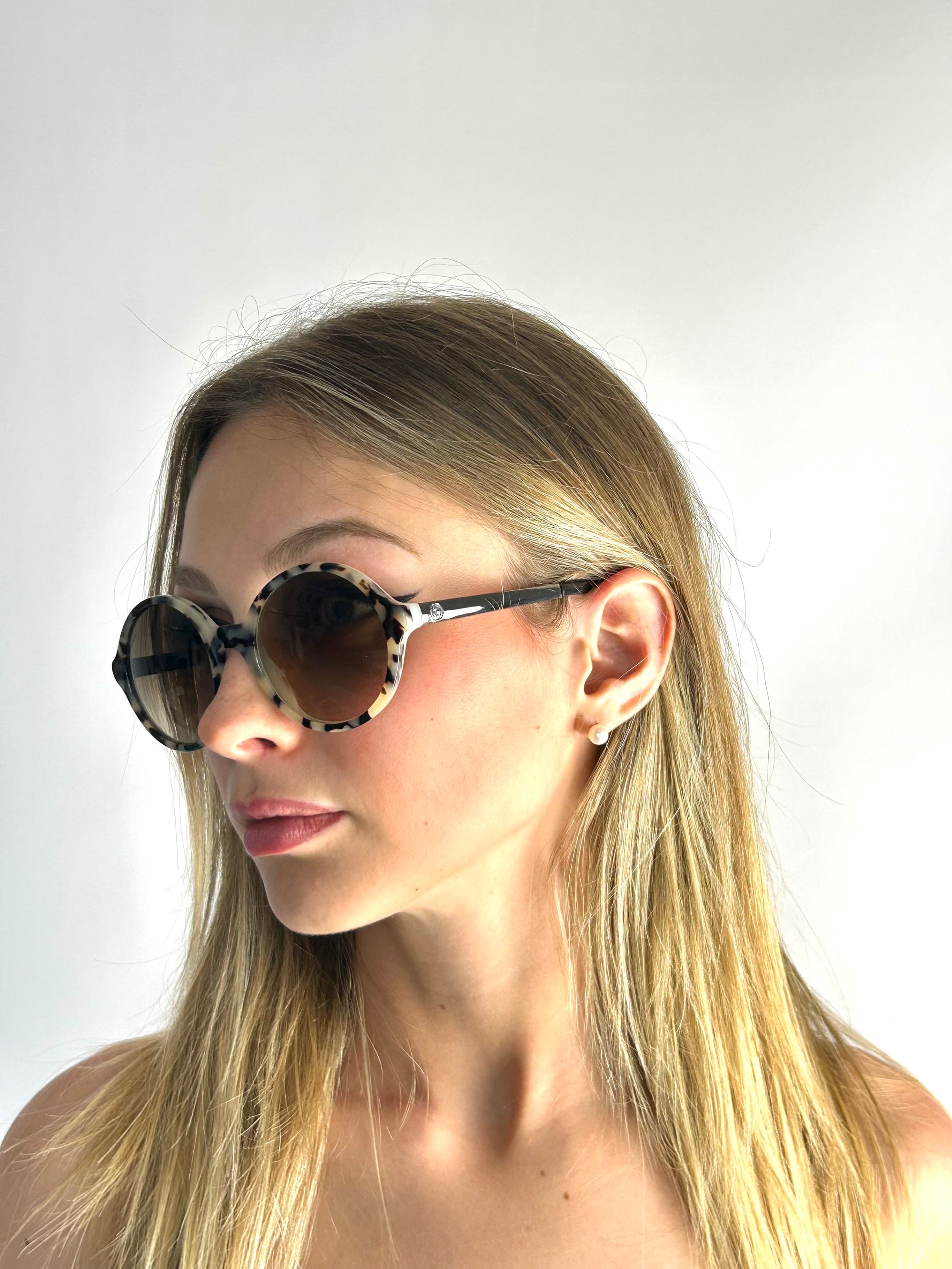 occhiali da sole GUCCI GG3770/S BIANCO HAVANA