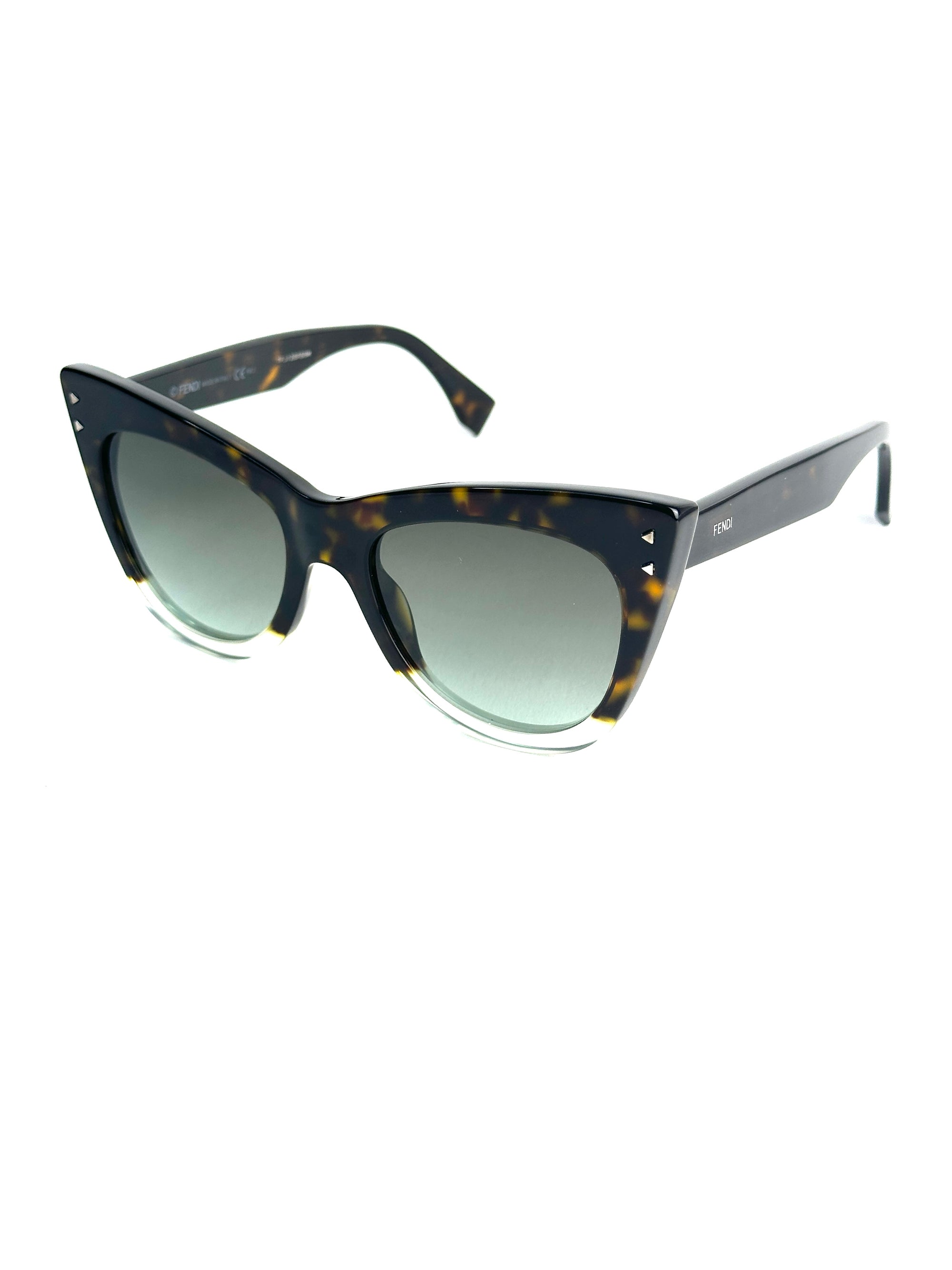occhiali da sole FENDI FF0238/S HAVANA VERDE