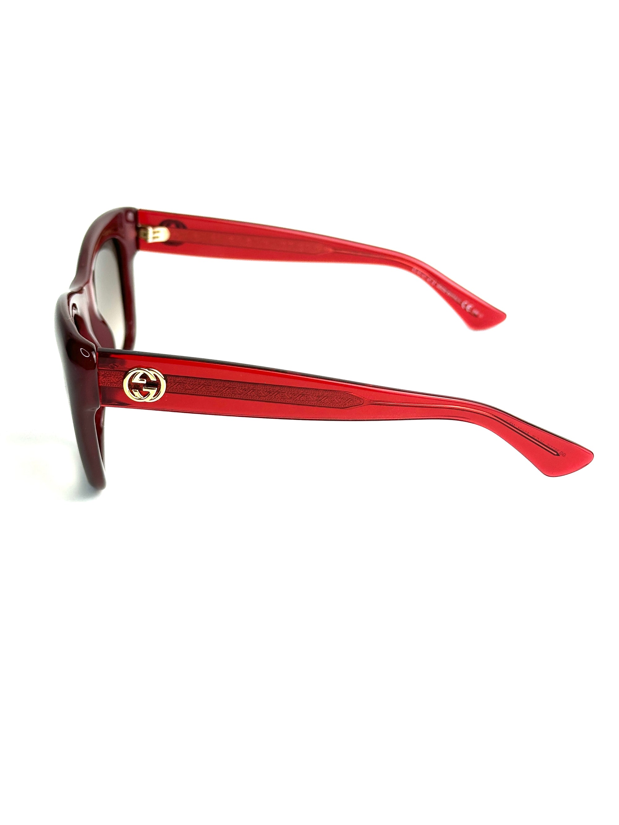 occhiali da sole GUCCI GG3827/S ROSSO TRASPARENTE