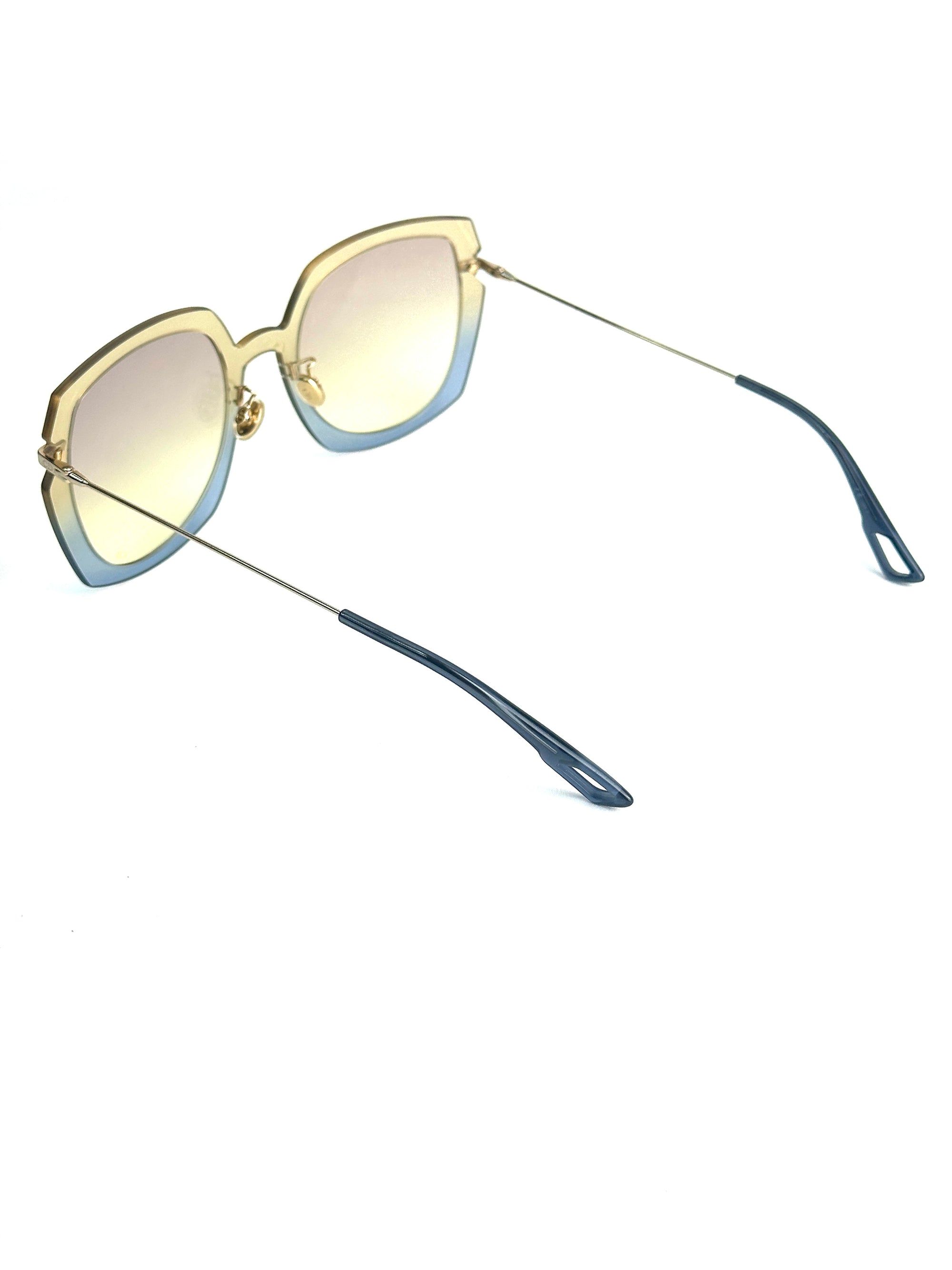 DIOR DIORATTITUDE1 3LG/VC BROWN BLUE sunglasses