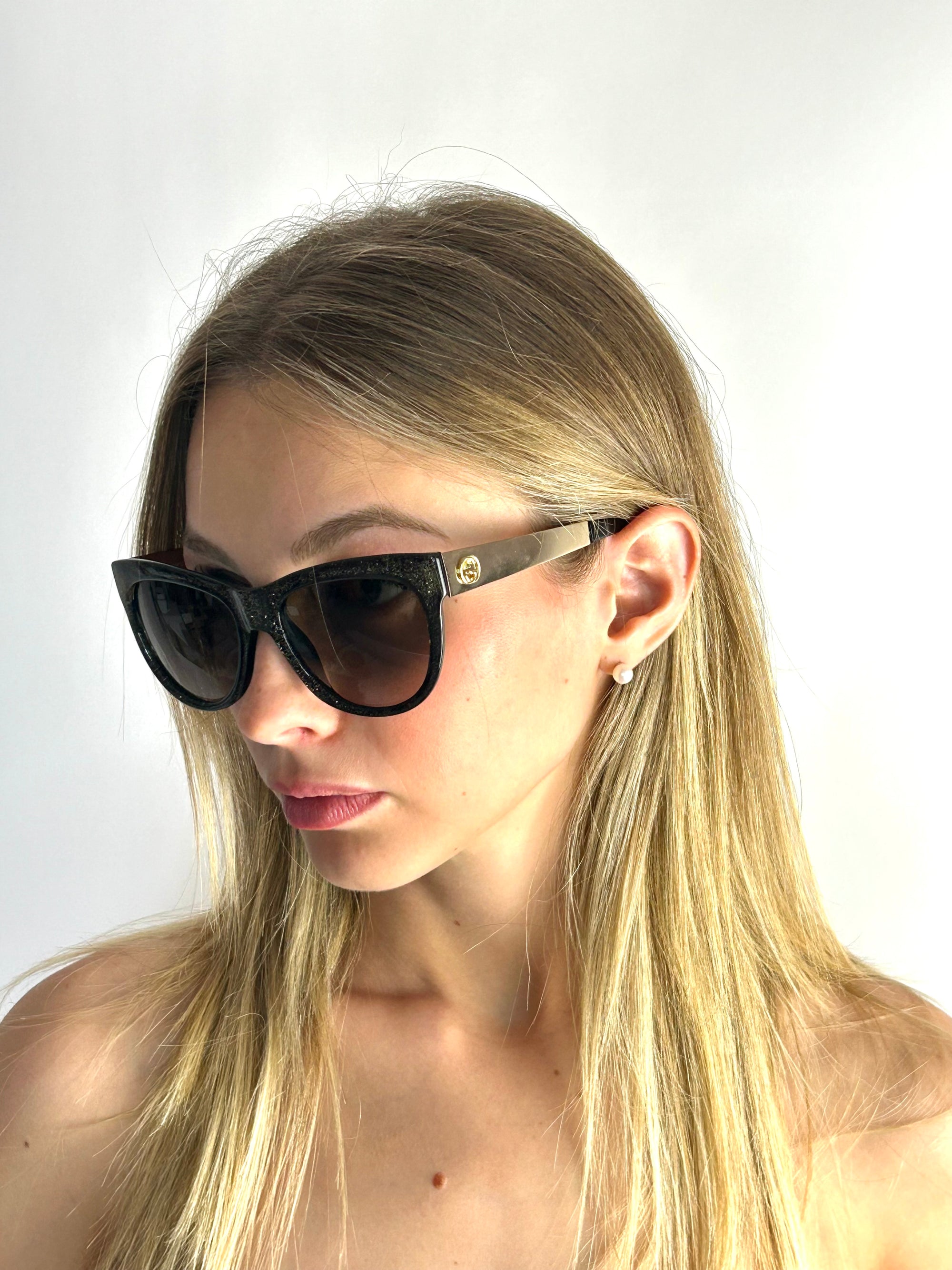 occhiali da sole GUCCI GG3739/N/S ORO GLITTER