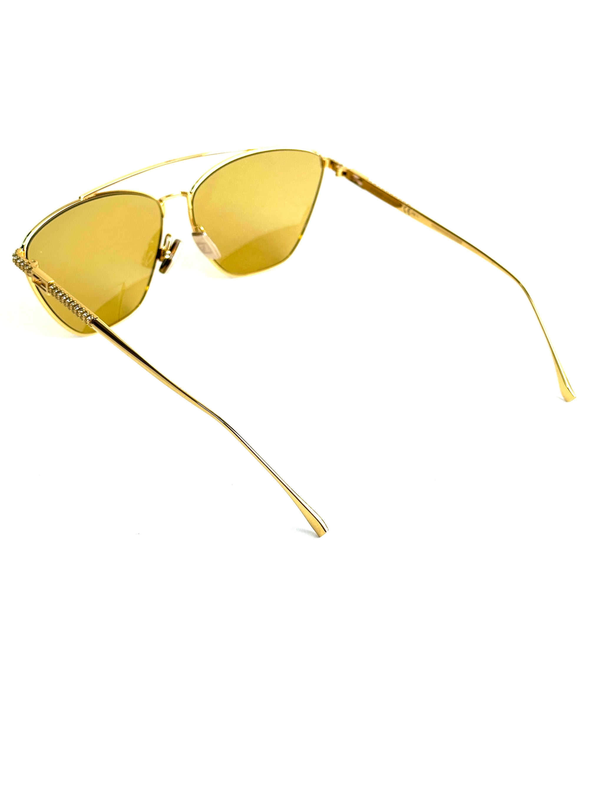 occhiali da sole FENDI FF0438/S ORO GIALLO