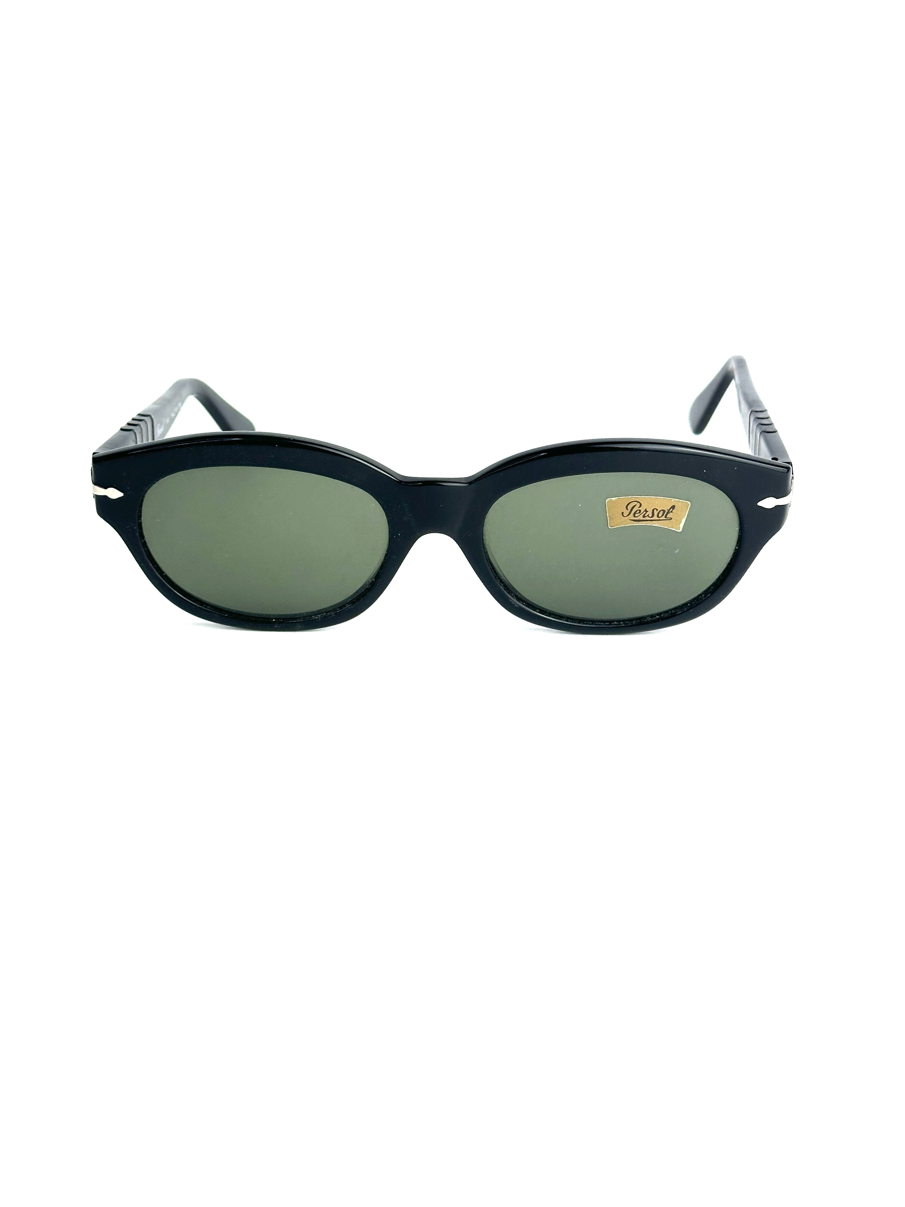 Occhiali da sole PERSOL 830 RATTI VINTAGE NERO