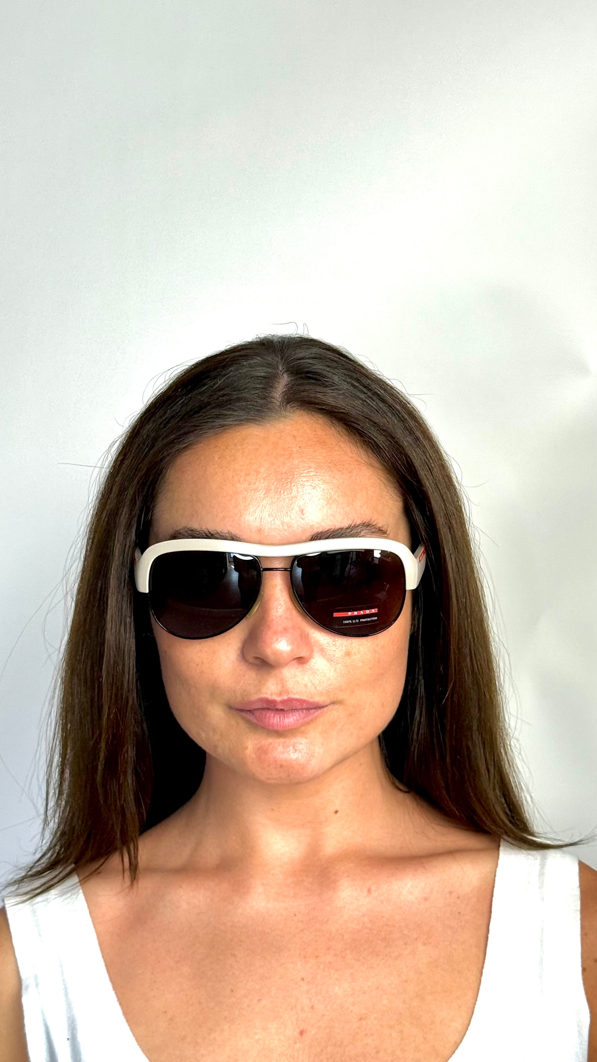 PRADA SPS04L LINEA ROSSA BEIGE